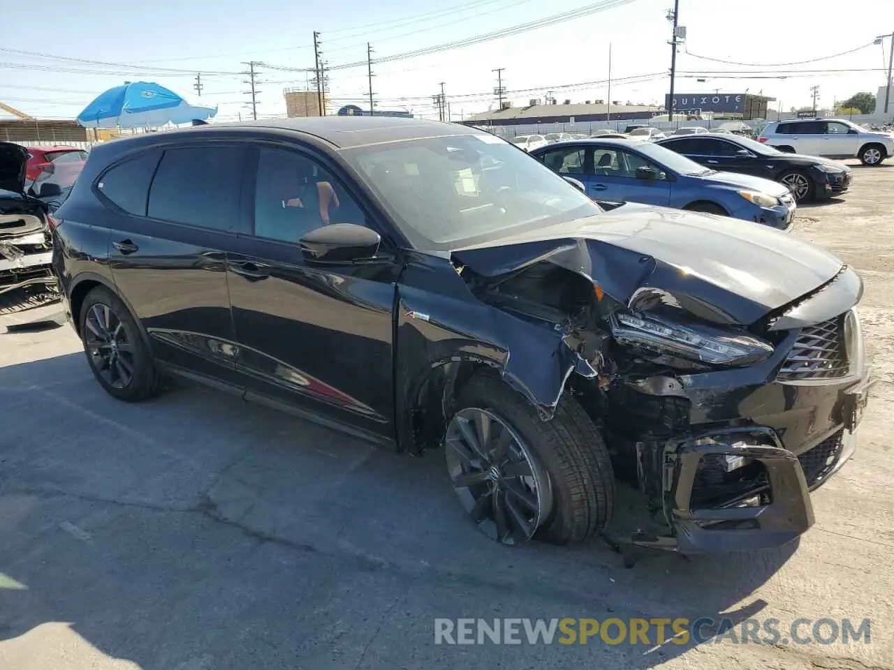 4 Photograph of a damaged car 5J8YE1H06SL010596 ACURA MDX 2025