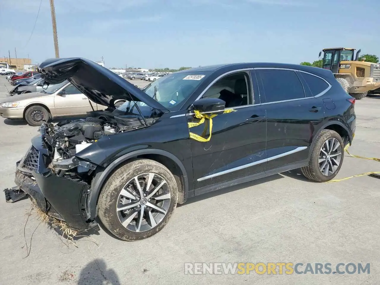 1 Photograph of a damaged car 5J8YE1H40SL010077 ACURA MDX 2025