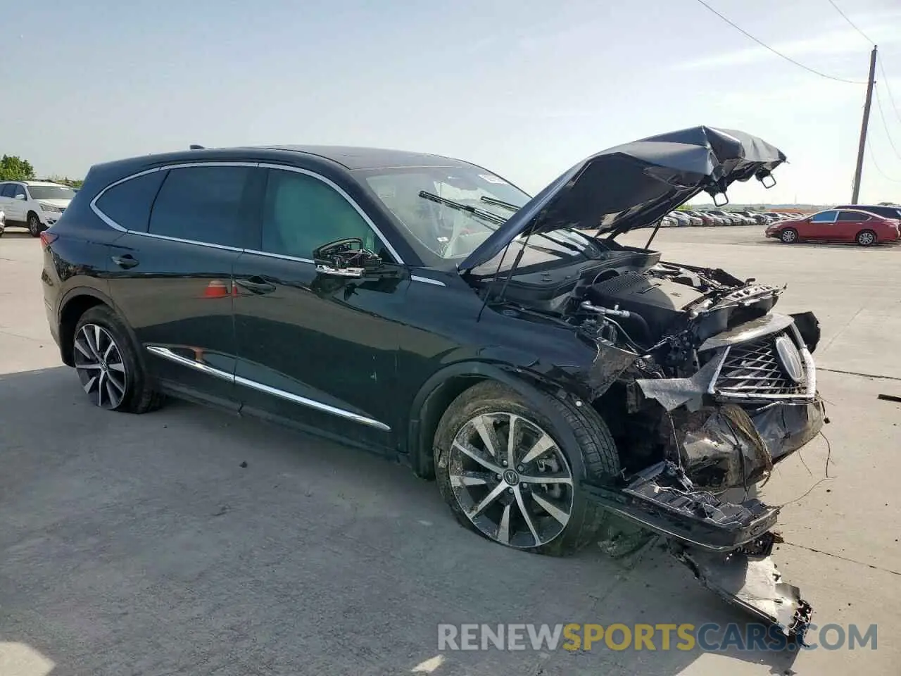 4 Photograph of a damaged car 5J8YE1H40SL010077 ACURA MDX 2025