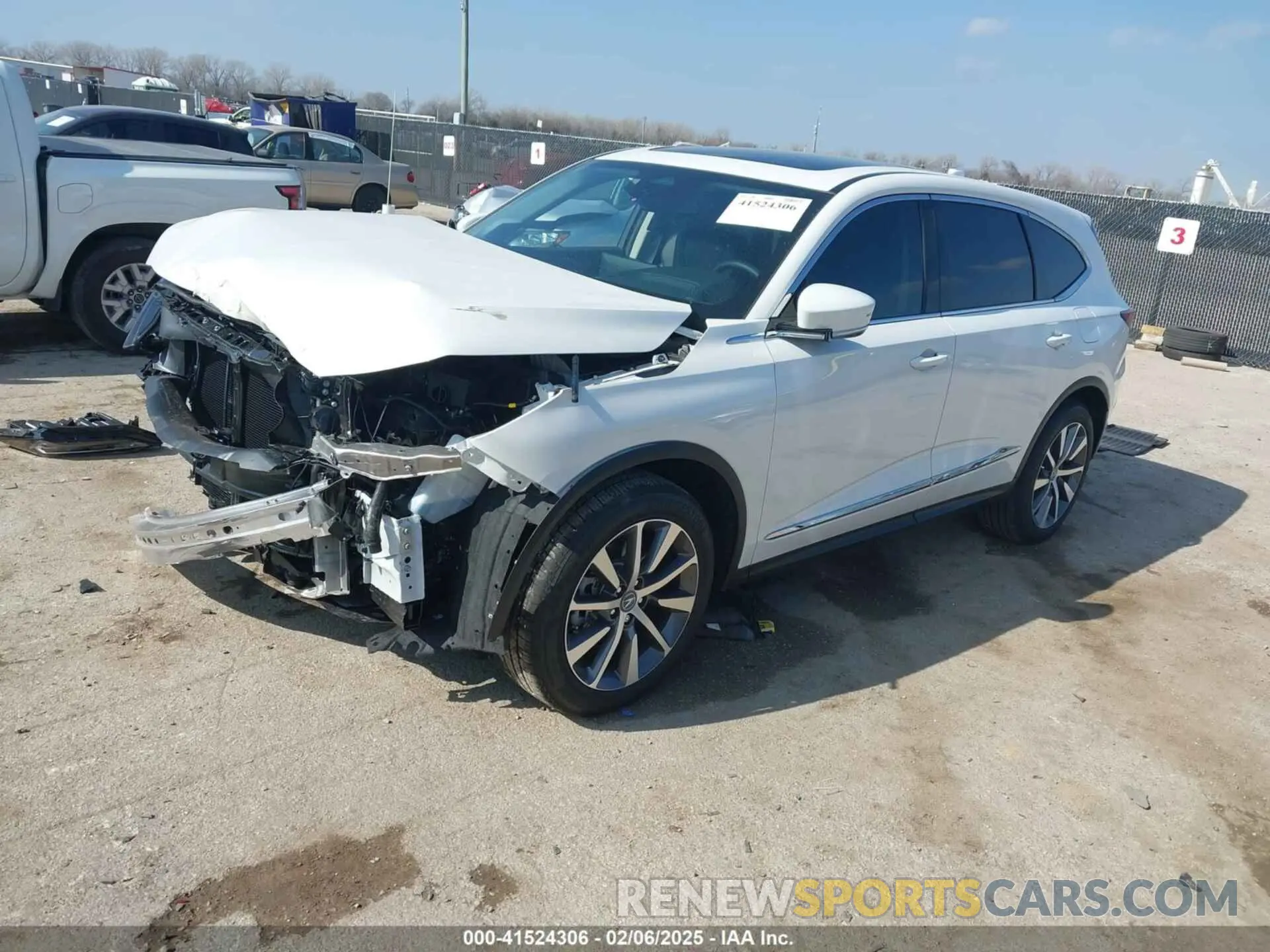 2 Фотография поврежденного автомобиля 5J8YE1H45SL020376 ACURA MDX 2025