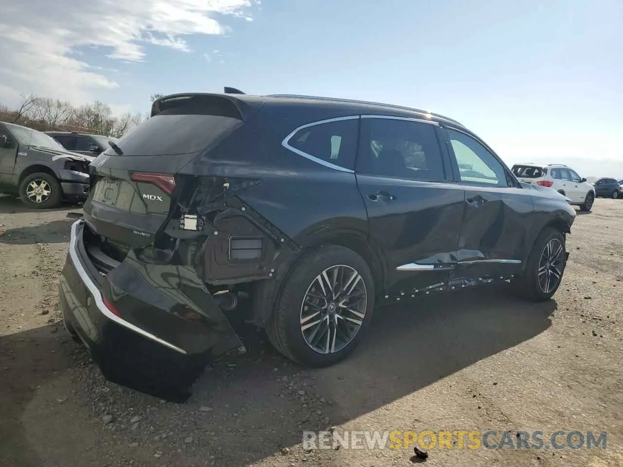 3 Photograph of a damaged car 5J8YE1H85SL018534 ACURA MDX 2025