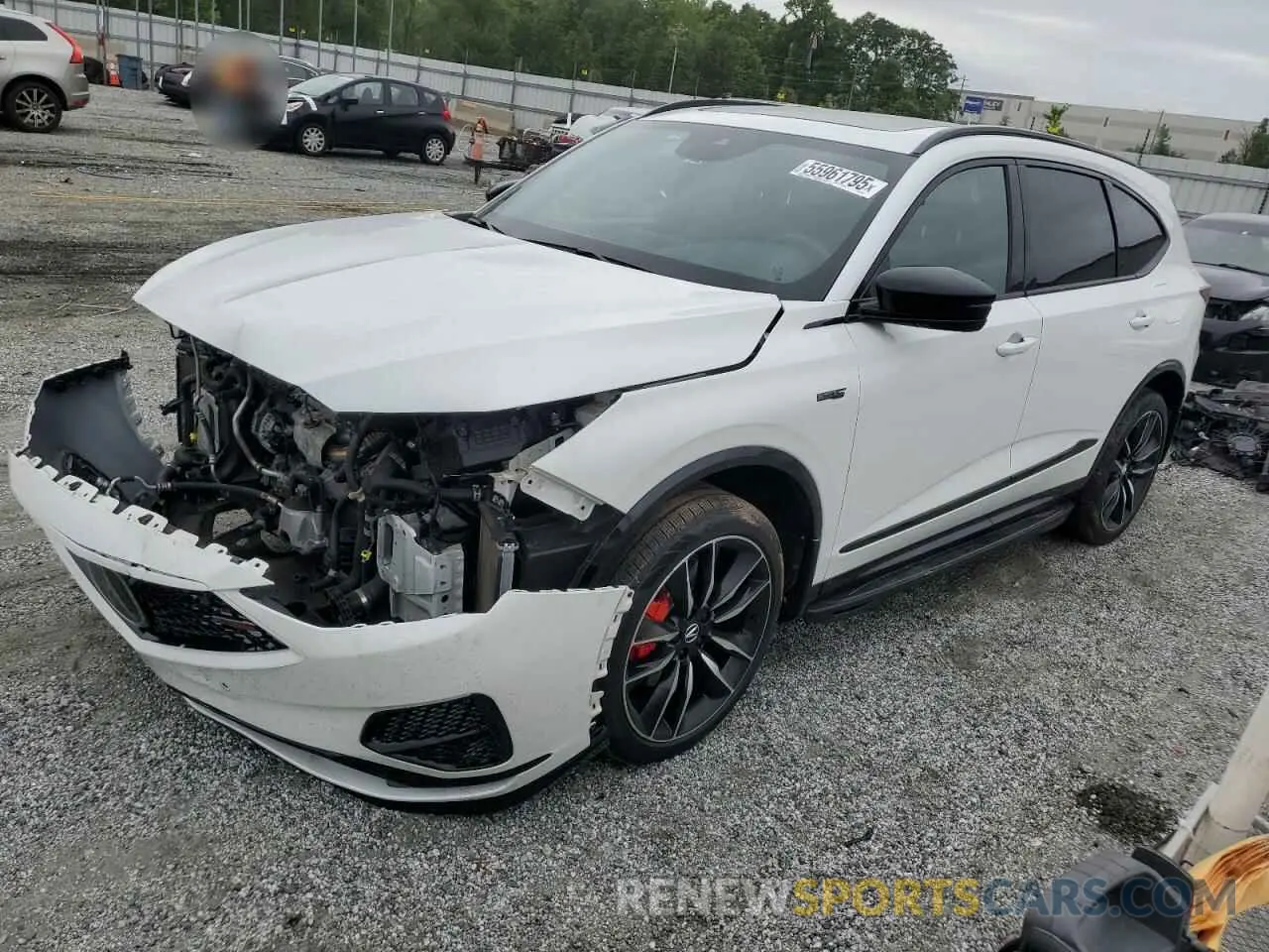 1 Photograph of a damaged car 5J8YD8H83NL005426 ACURA MDX TYPE S 2022