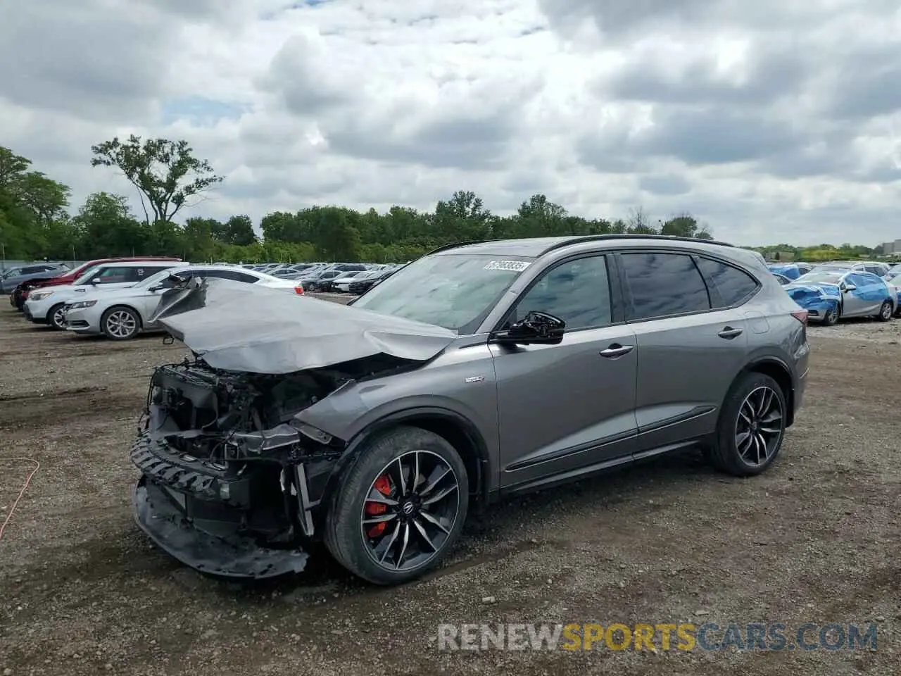 1 Photograph of a damaged car 5J8YD8H85PL001803 ACURA MDX TYPE S 2023