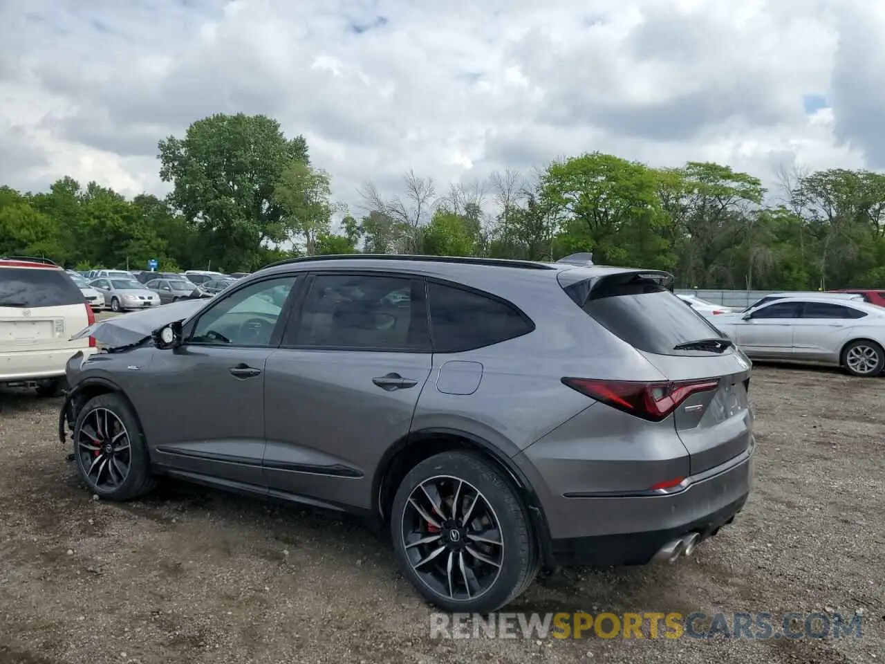 2 Photograph of a damaged car 5J8YD8H85PL001803 ACURA MDX TYPE S 2023