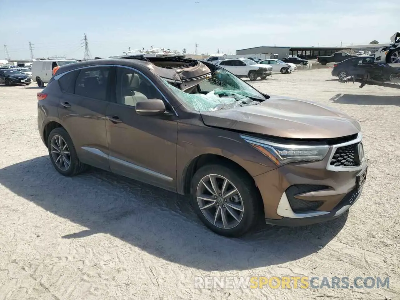 4 Фотография поврежденного автомобиля 5J8TC1H57KL013096 ACURA RDX 2019