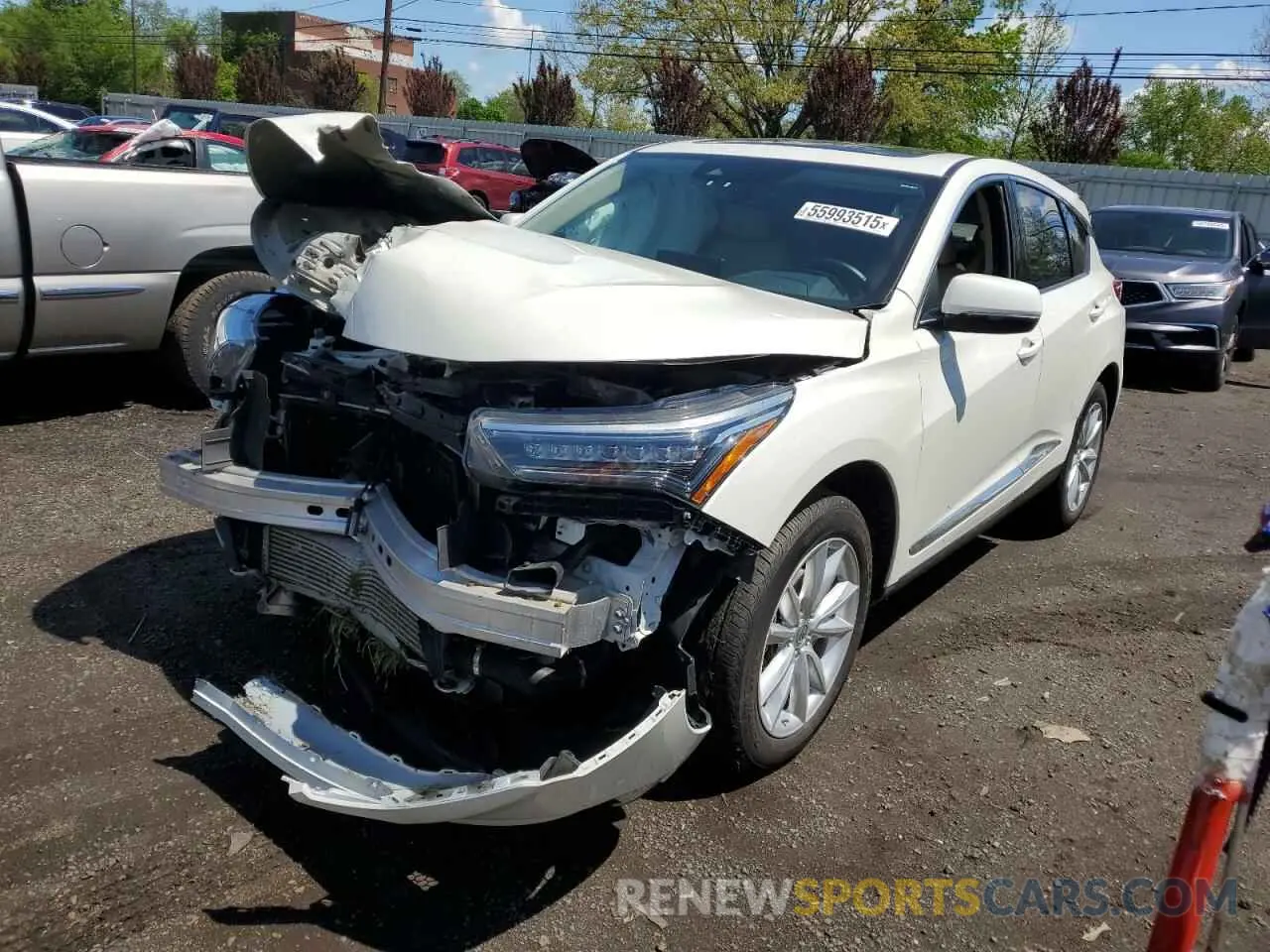 1 Photograph of a damaged car 5J8TC2H31KL028875 ACURA RDX 2019