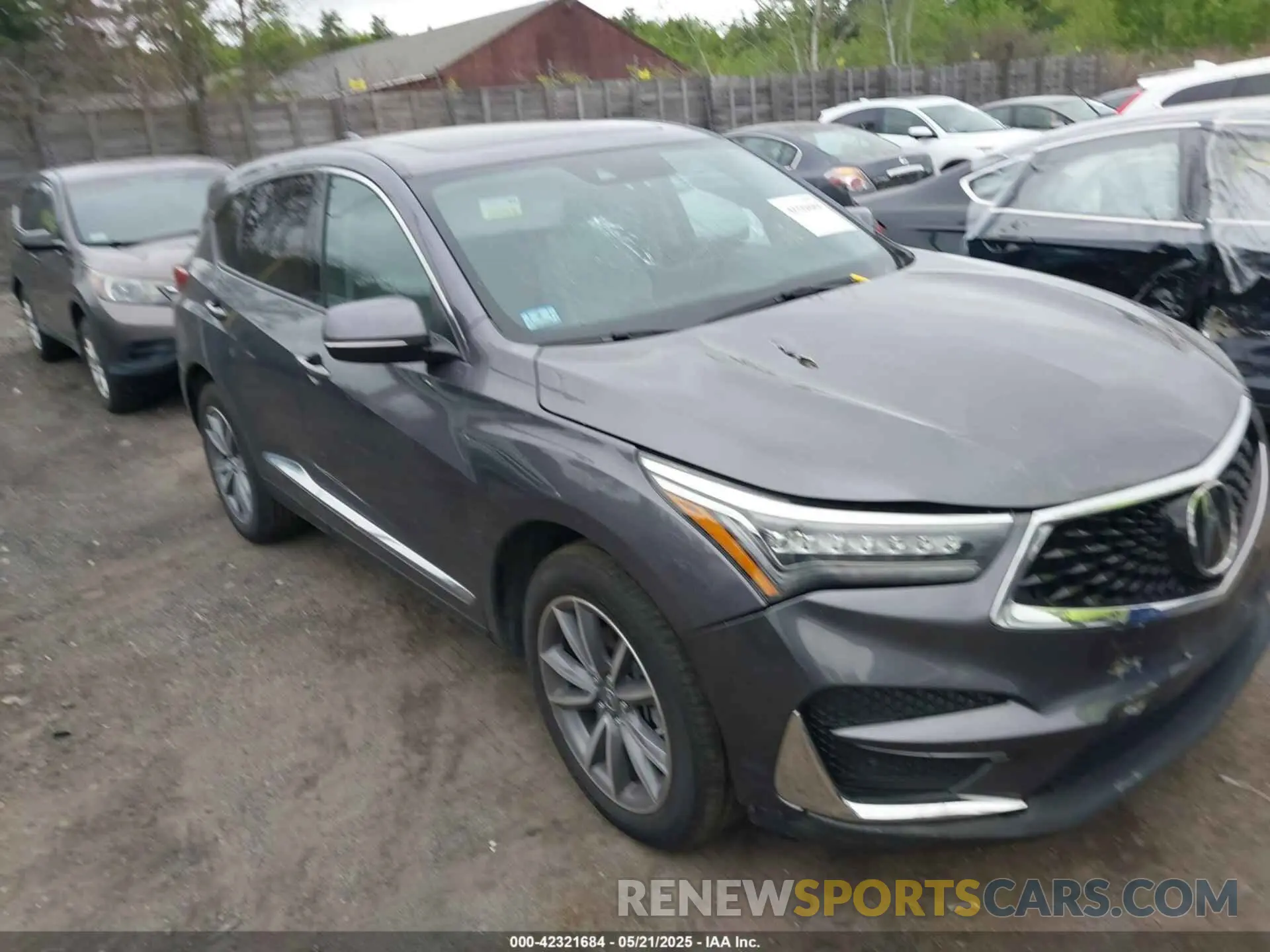 1 Photograph of a damaged car 5J8TC2H51KL017697 ACURA RDX 2019