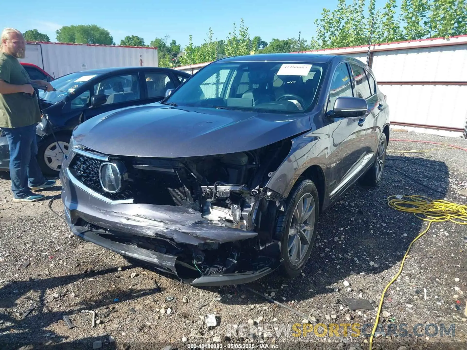 2 Photograph of a damaged car 5J8TC1H59LL006376 ACURA RDX 2020