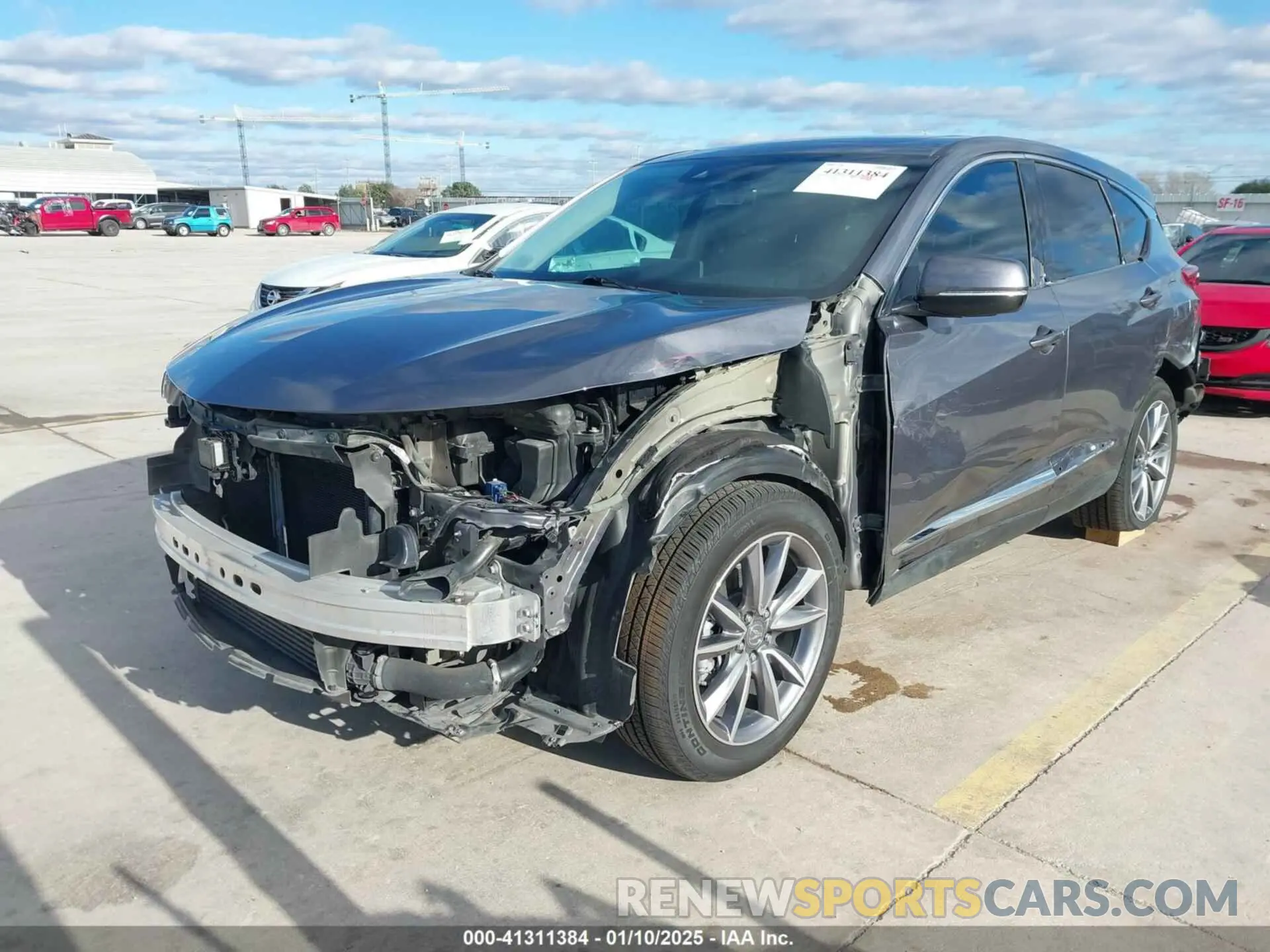 2 Photograph of a damaged car 5J8TC1H5XLL003924 ACURA RDX 2020