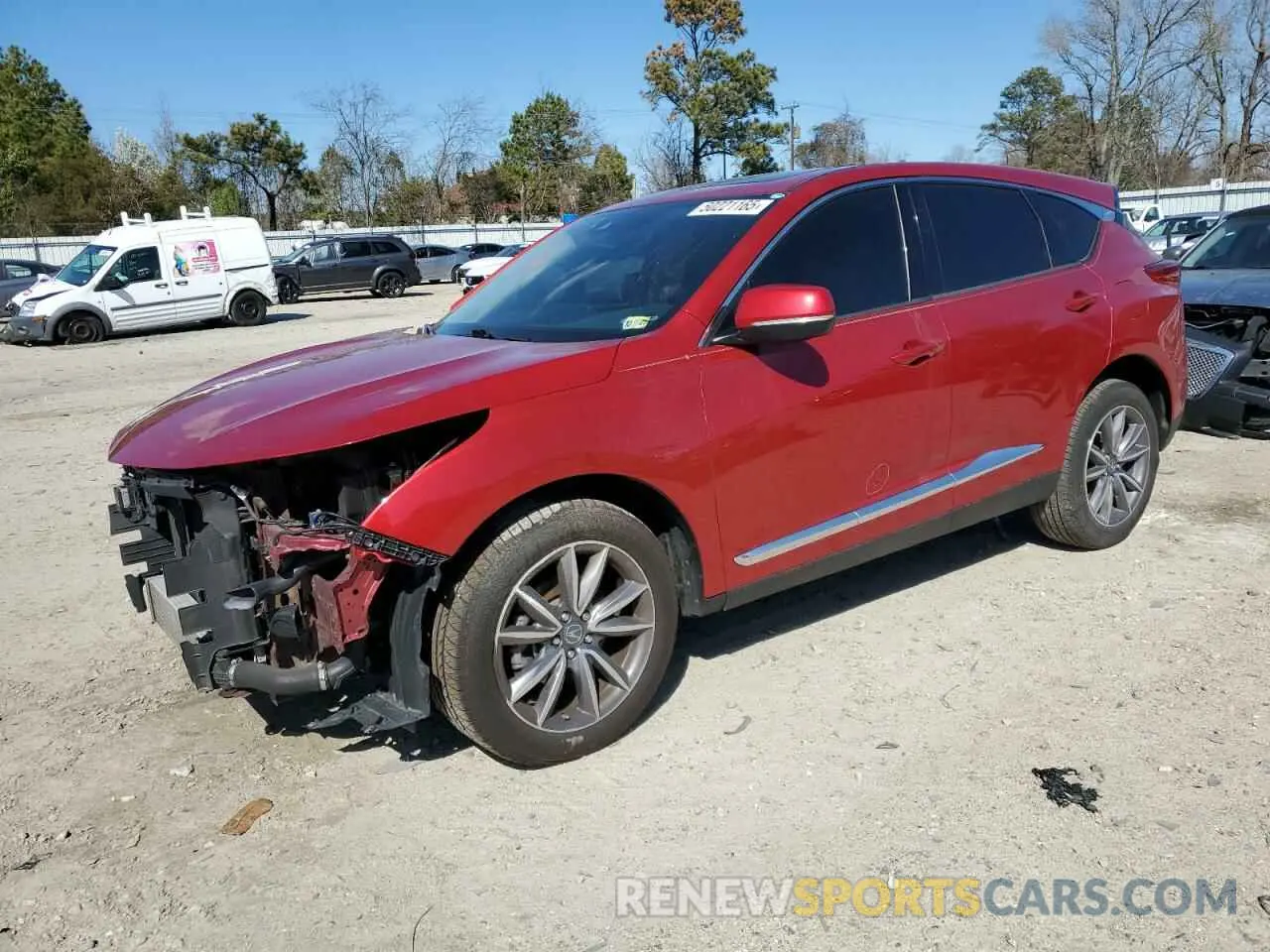 1 Photograph of a damaged car 5J8TC2H56LL004638 ACURA RDX 2020