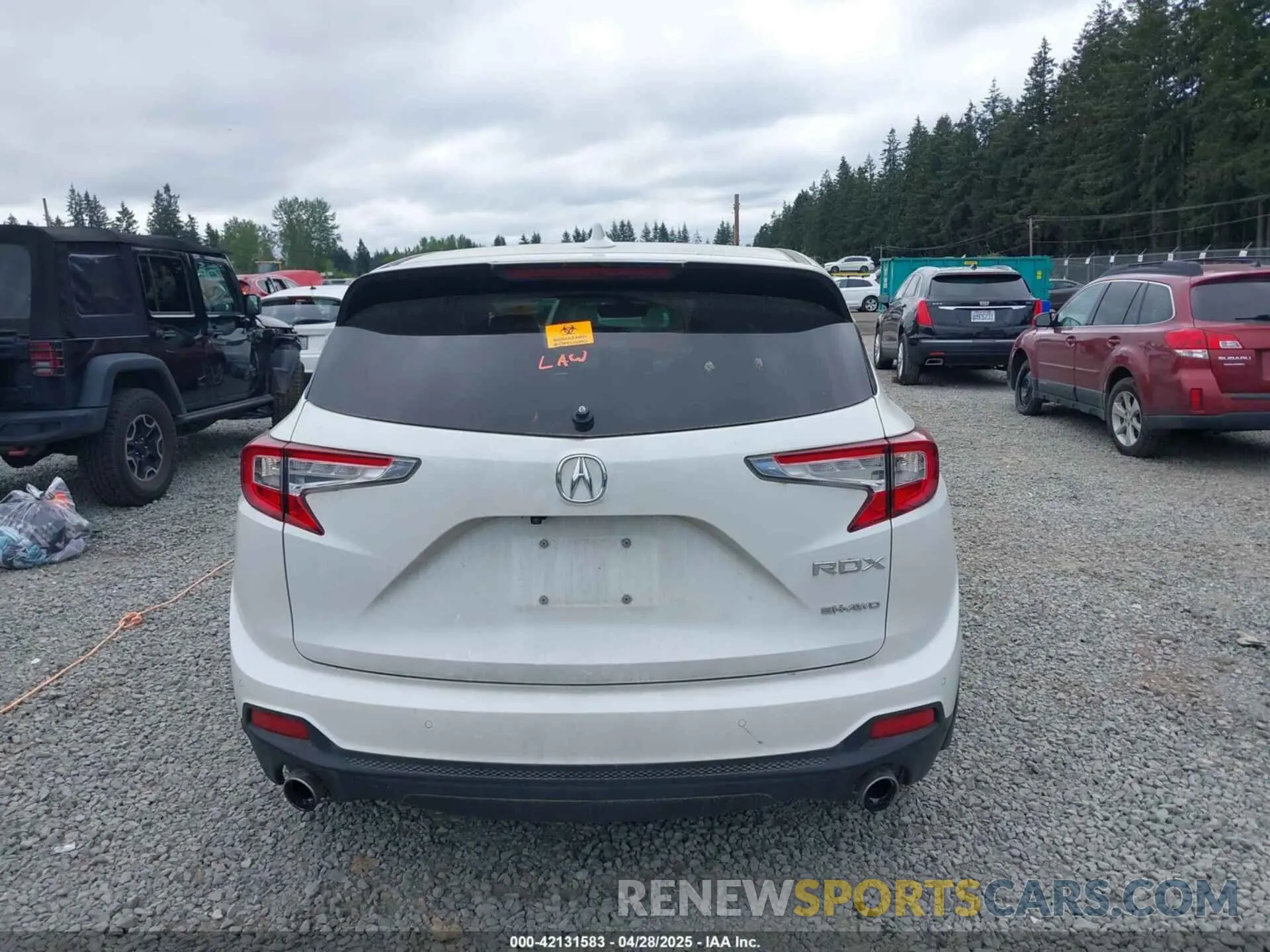 16 Photograph of a damaged car 5J8TC2H98LL809852 ACURA RDX 2020