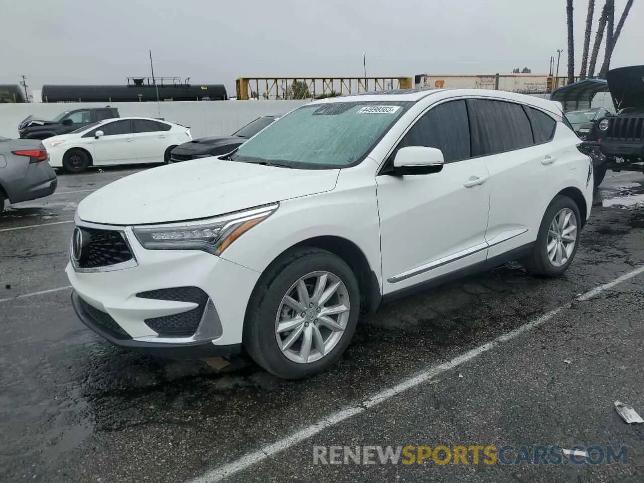 1 Photograph of a damaged car 5J8TC1H37ML015691 ACURA RDX 2021