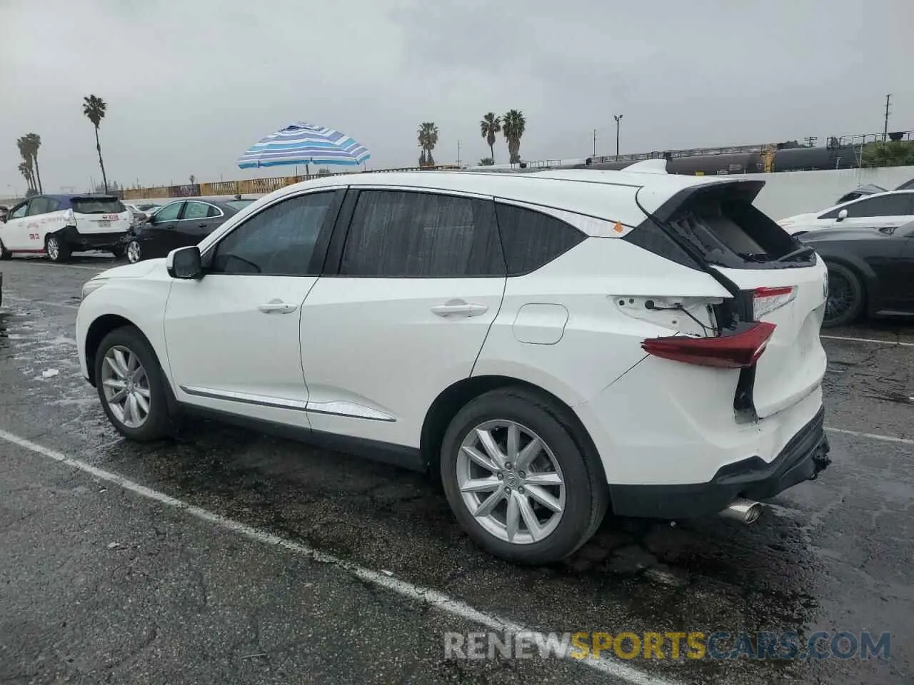 2 Photograph of a damaged car 5J8TC1H37ML015691 ACURA RDX 2021
