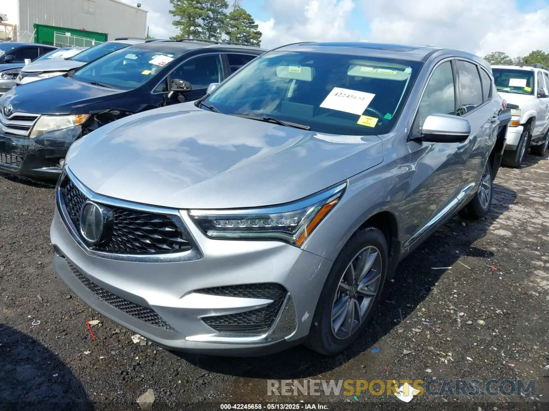 2 Photograph of a damaged car 5J8TC1H50ML010690 ACURA RDX 2021