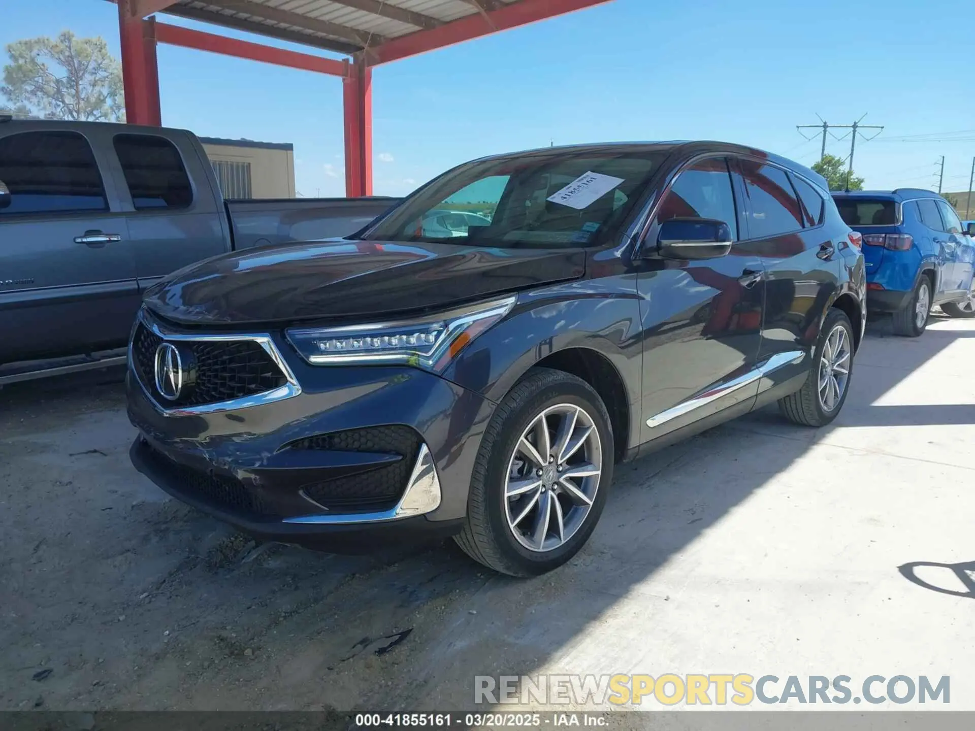 2 Photograph of a damaged car 5J8TC1H54ML016041 ACURA RDX 2021