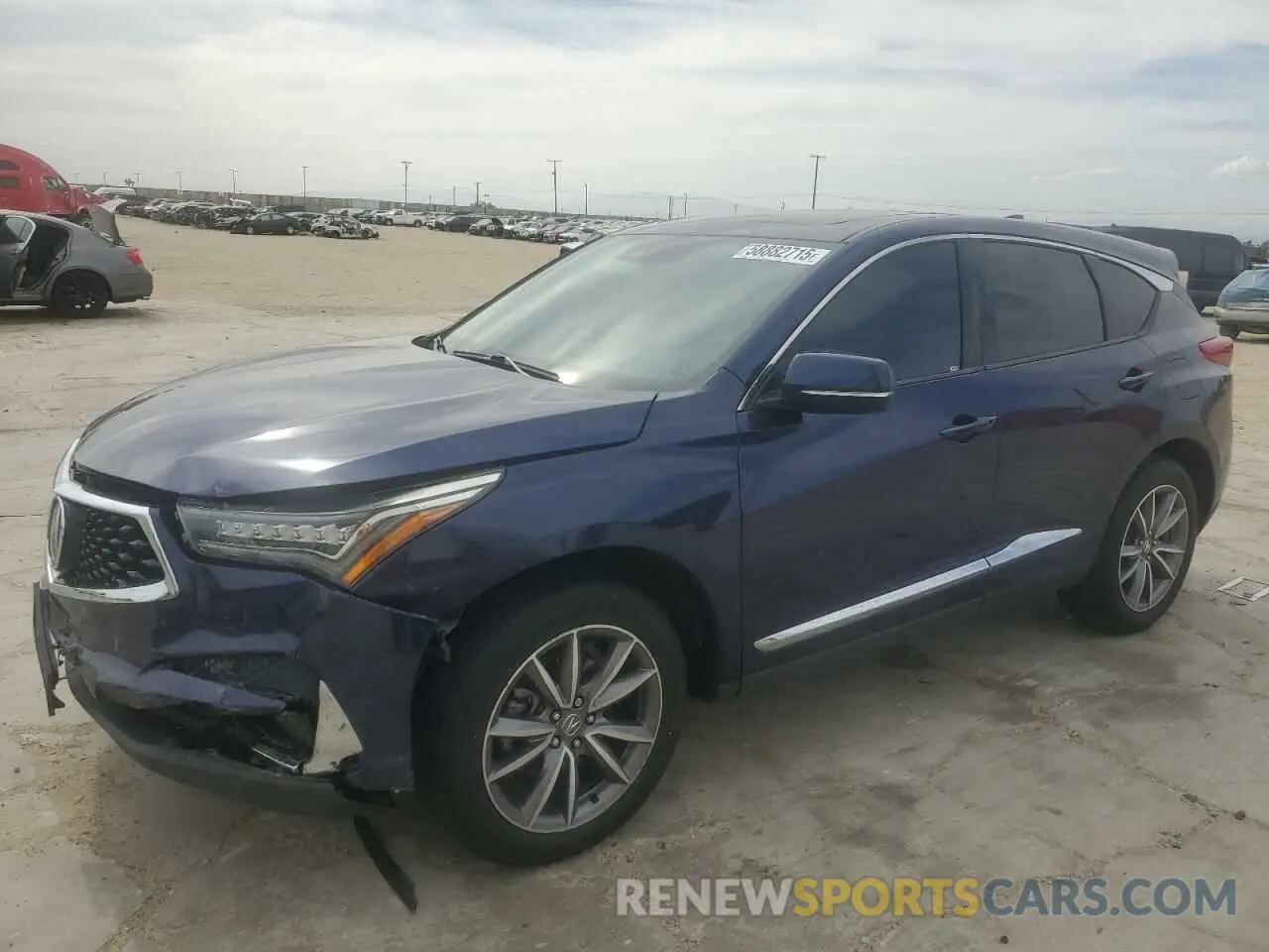 1 Photograph of a damaged car 5J8TC1H54ML016380 ACURA RDX 2021