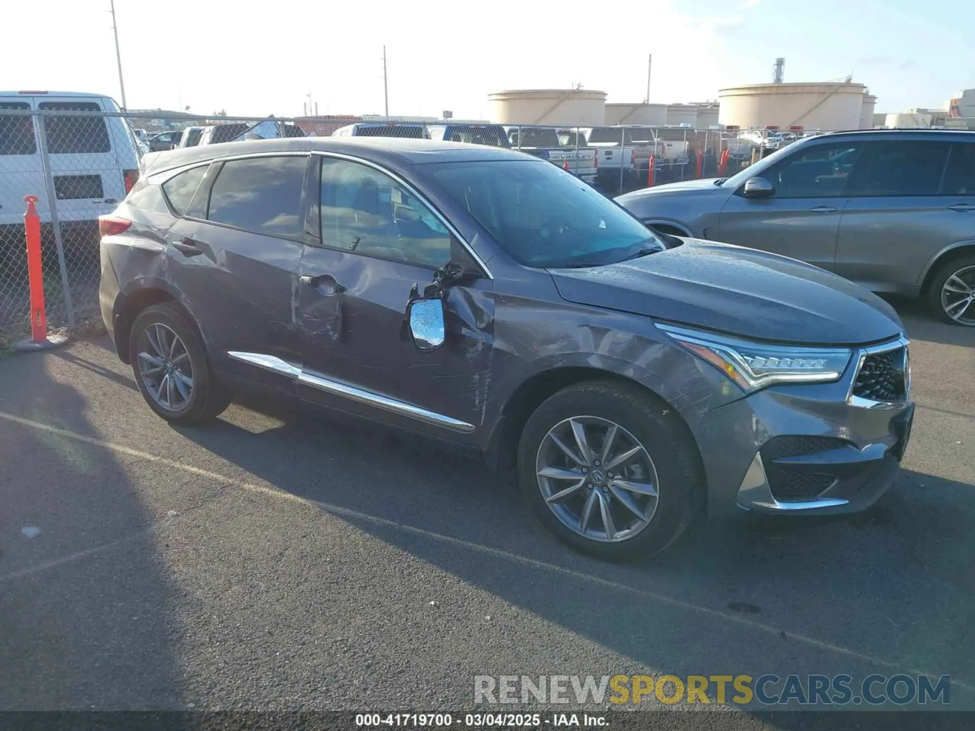 1 Photograph of a damaged car 5J8TC1H55ML018431 ACURA RDX 2021