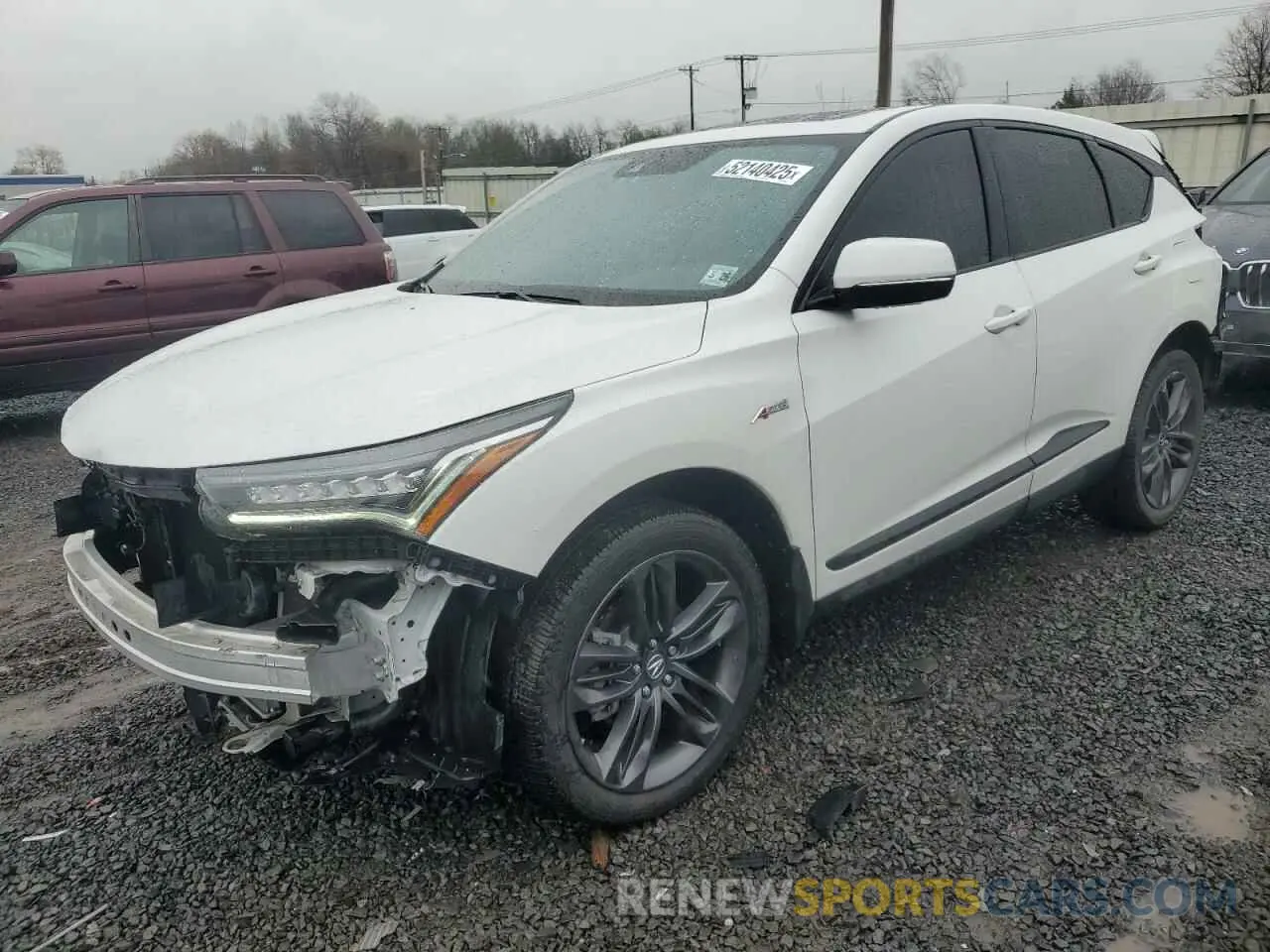 1 Photograph of a damaged car 5J8TC1H69ML022510 ACURA RDX 2021