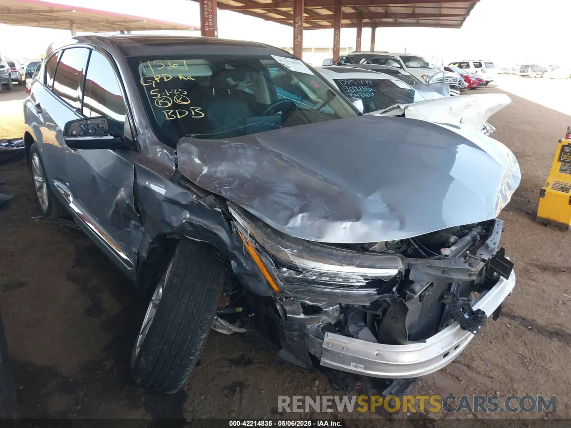 1 Фотография поврежденного автомобиля 5J8TC2H34ML047472 ACURA RDX 2021