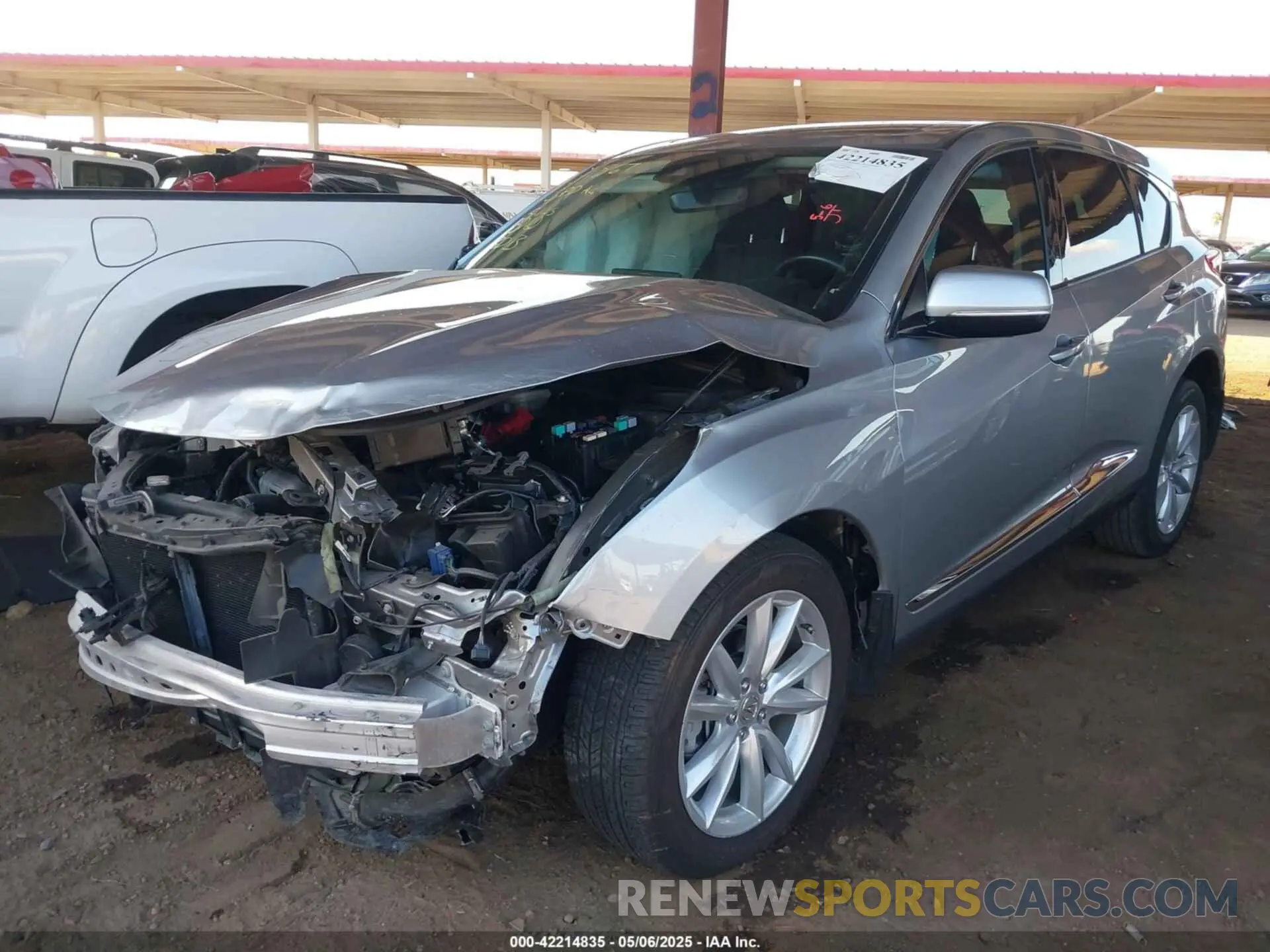 2 Фотография поврежденного автомобиля 5J8TC2H34ML047472 ACURA RDX 2021