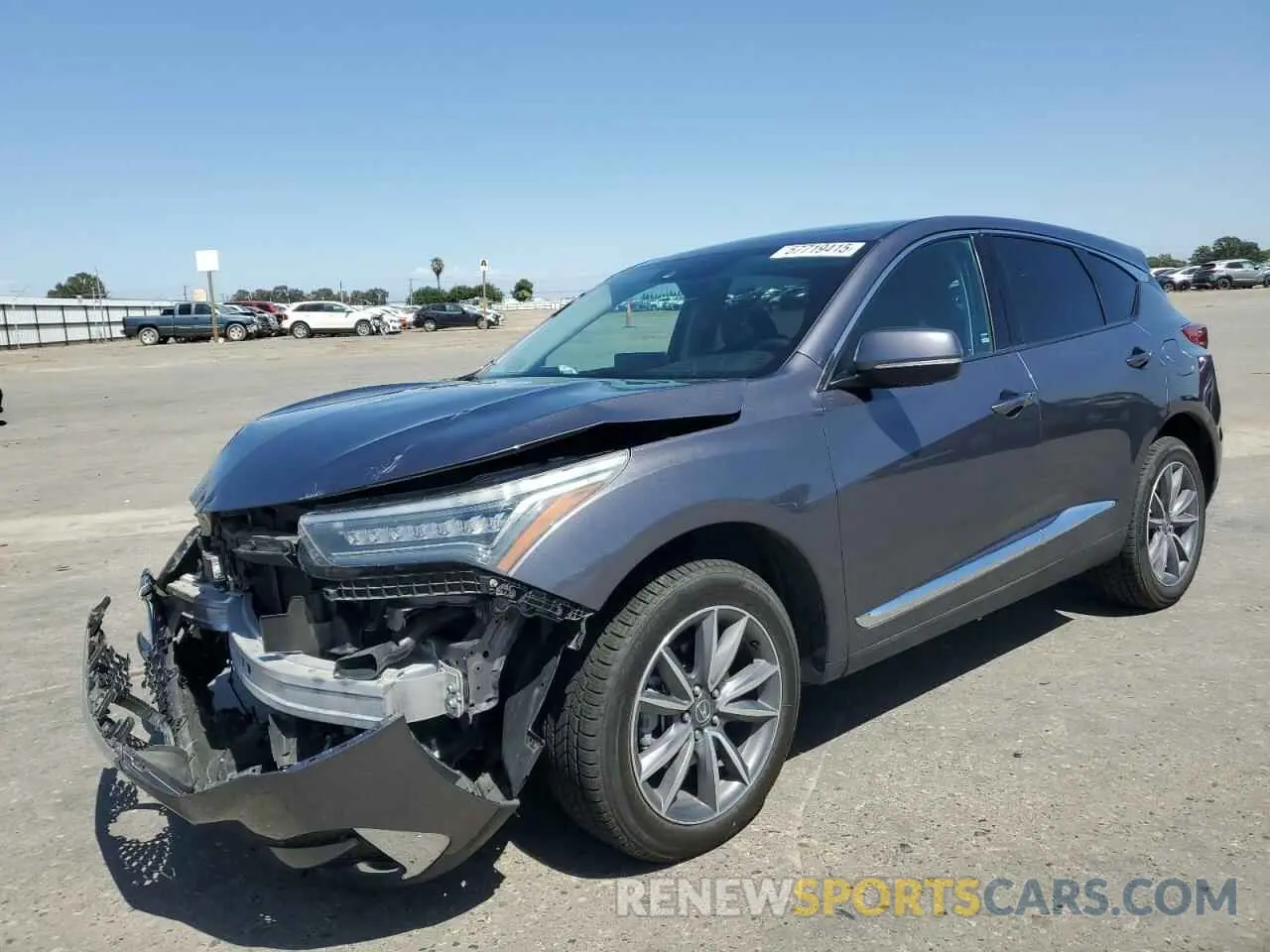 1 Photograph of a damaged car 5J8TC2H58ML005789 ACURA RDX 2021