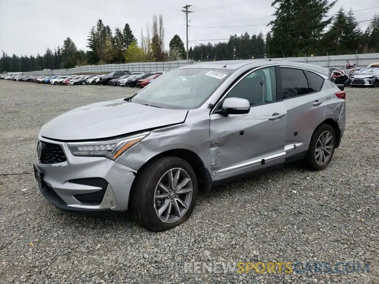 1 Photograph of a damaged car 5J8TC2H58ML042180 ACURA RDX 2021