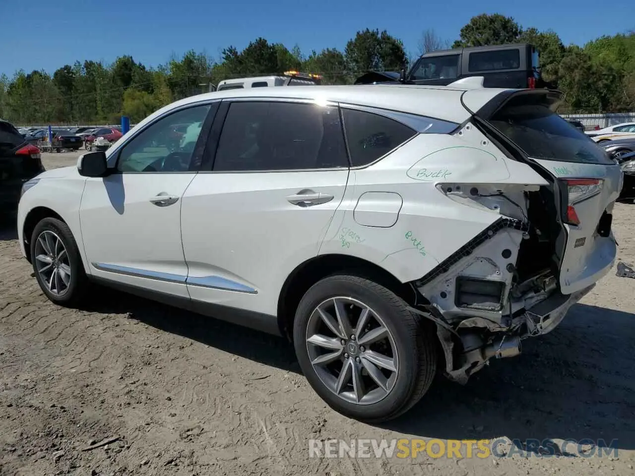 2 Фотография поврежденного автомобиля 5J8TC2H59ML009737 ACURA RDX 2021