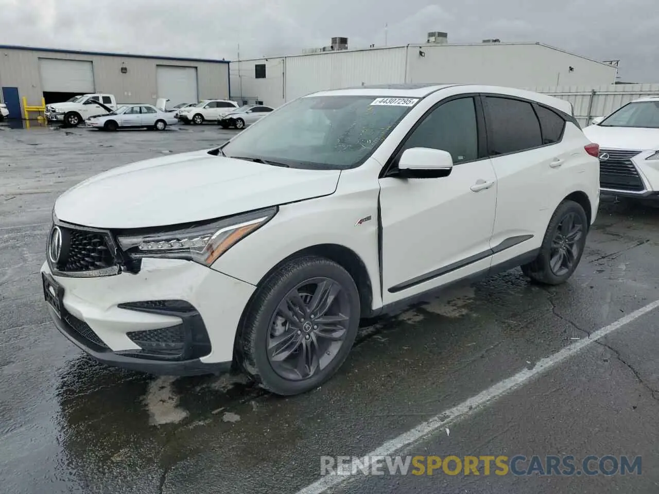 1 Photograph of a damaged car 5J8TC2H60ML010963 ACURA RDX 2021