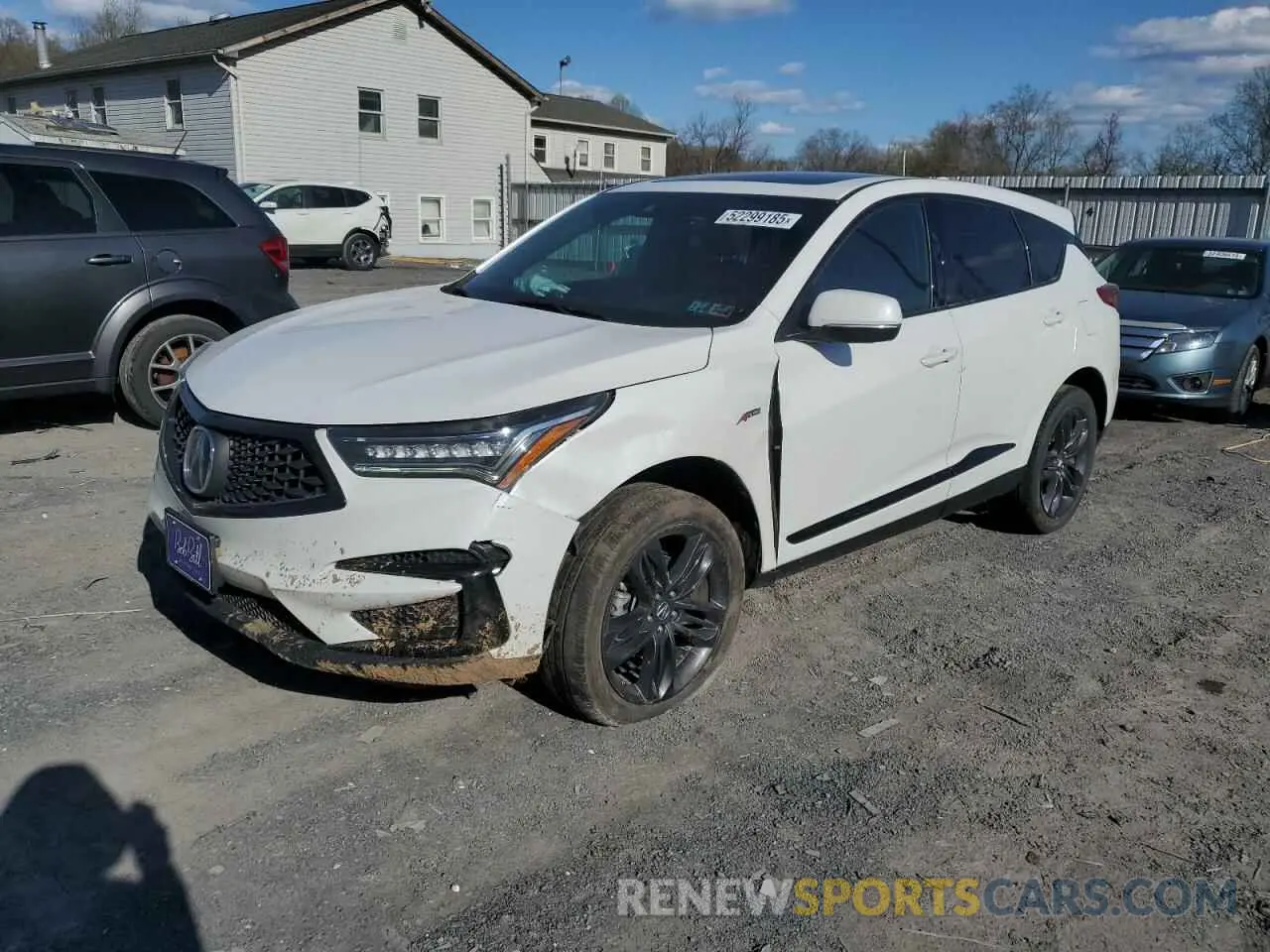 1 Photograph of a damaged car 5J8TC2H60ML031795 ACURA RDX 2021
