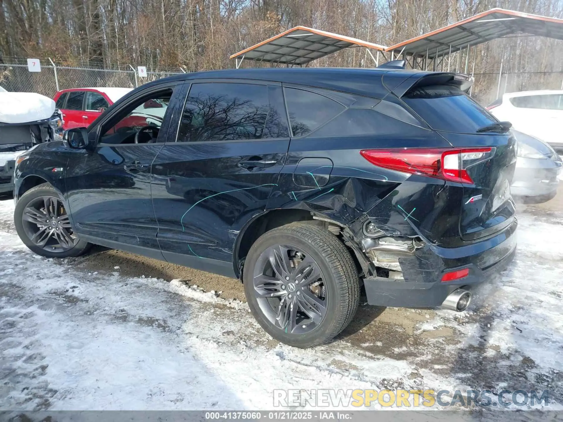 3 Photograph of a damaged car 5J8TC2H64ML022078 ACURA RDX 2021