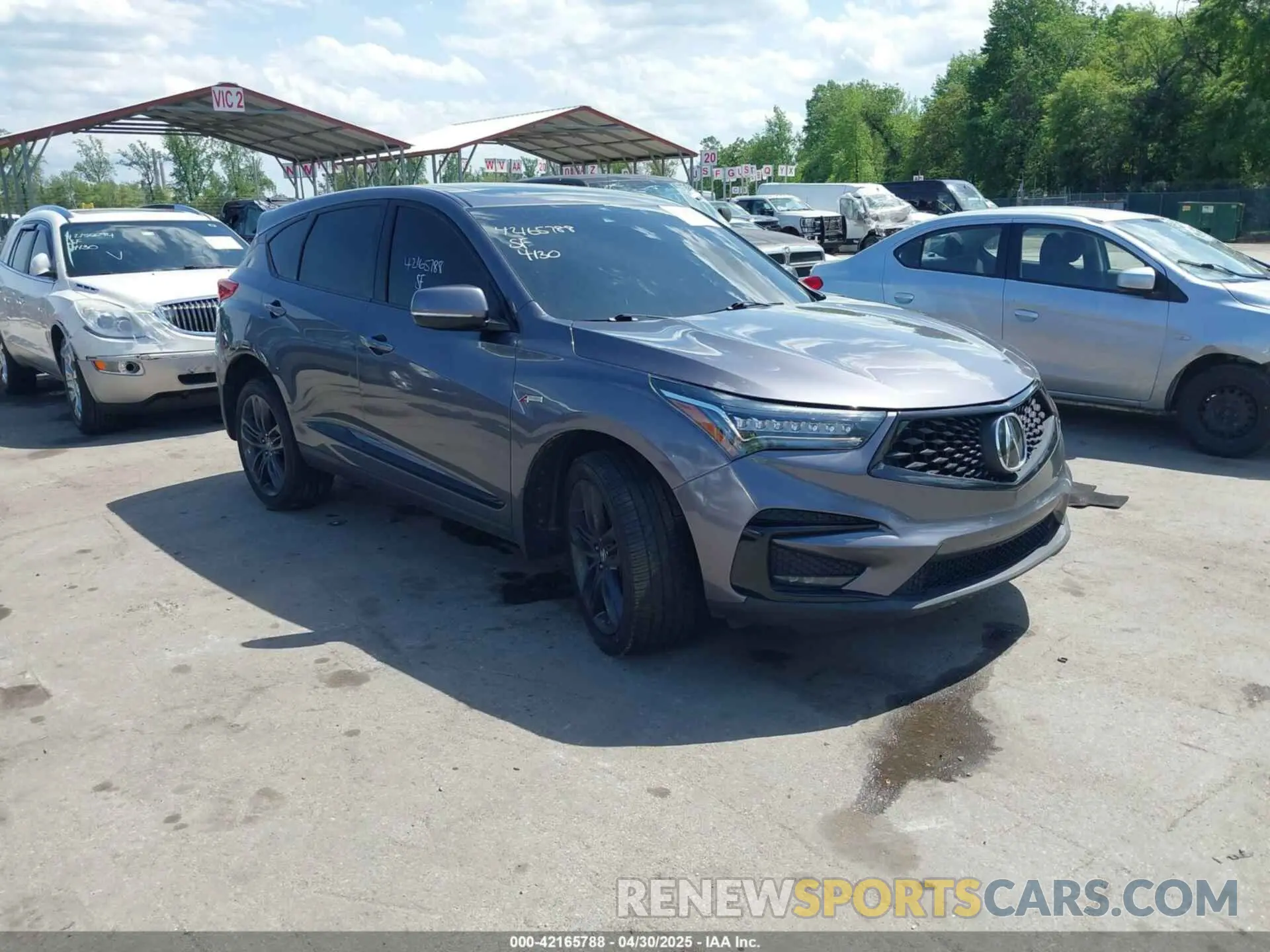 1 Photograph of a damaged car 5J8TC2H65ML001269 ACURA RDX 2021
