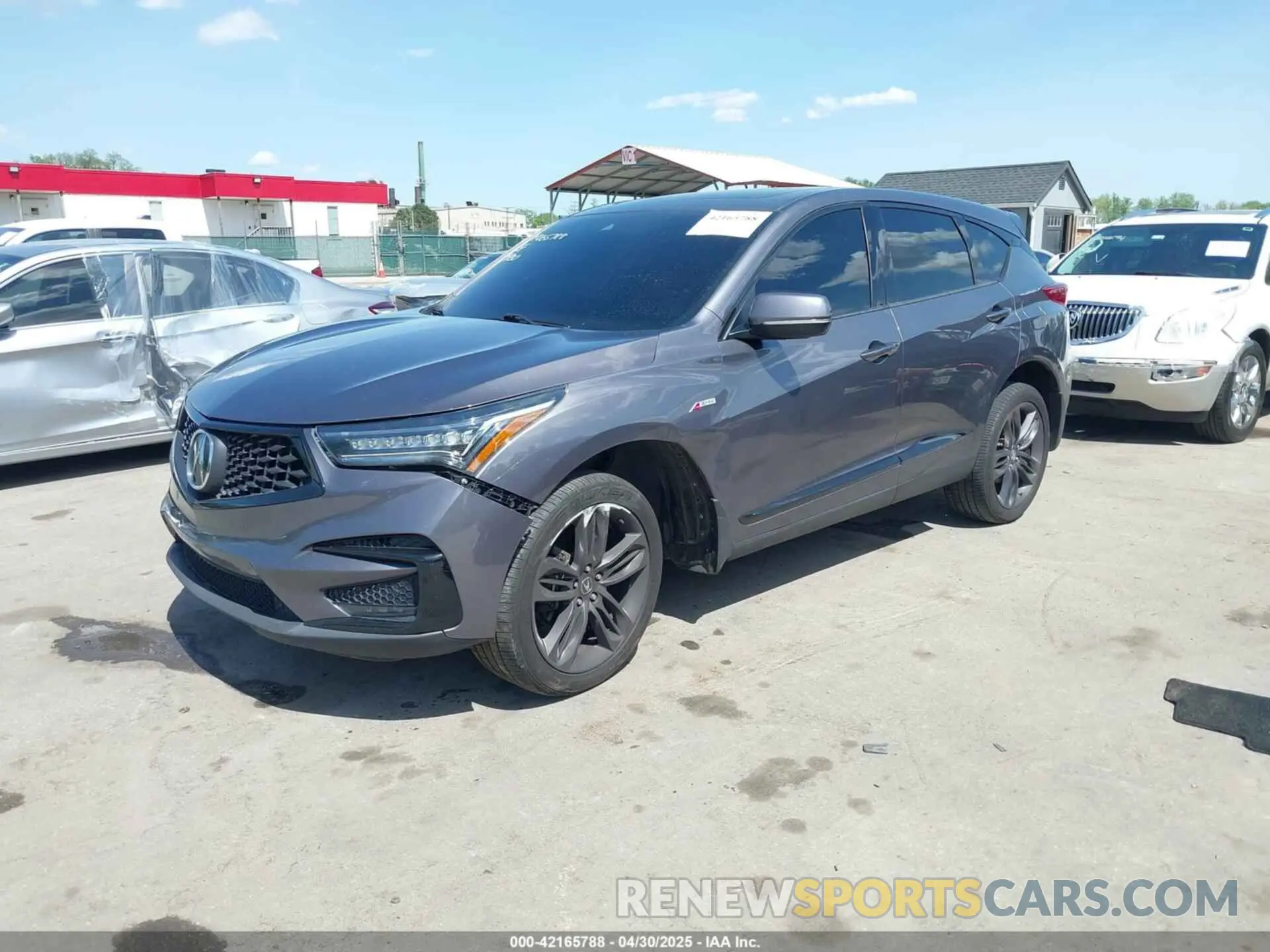2 Photograph of a damaged car 5J8TC2H65ML001269 ACURA RDX 2021