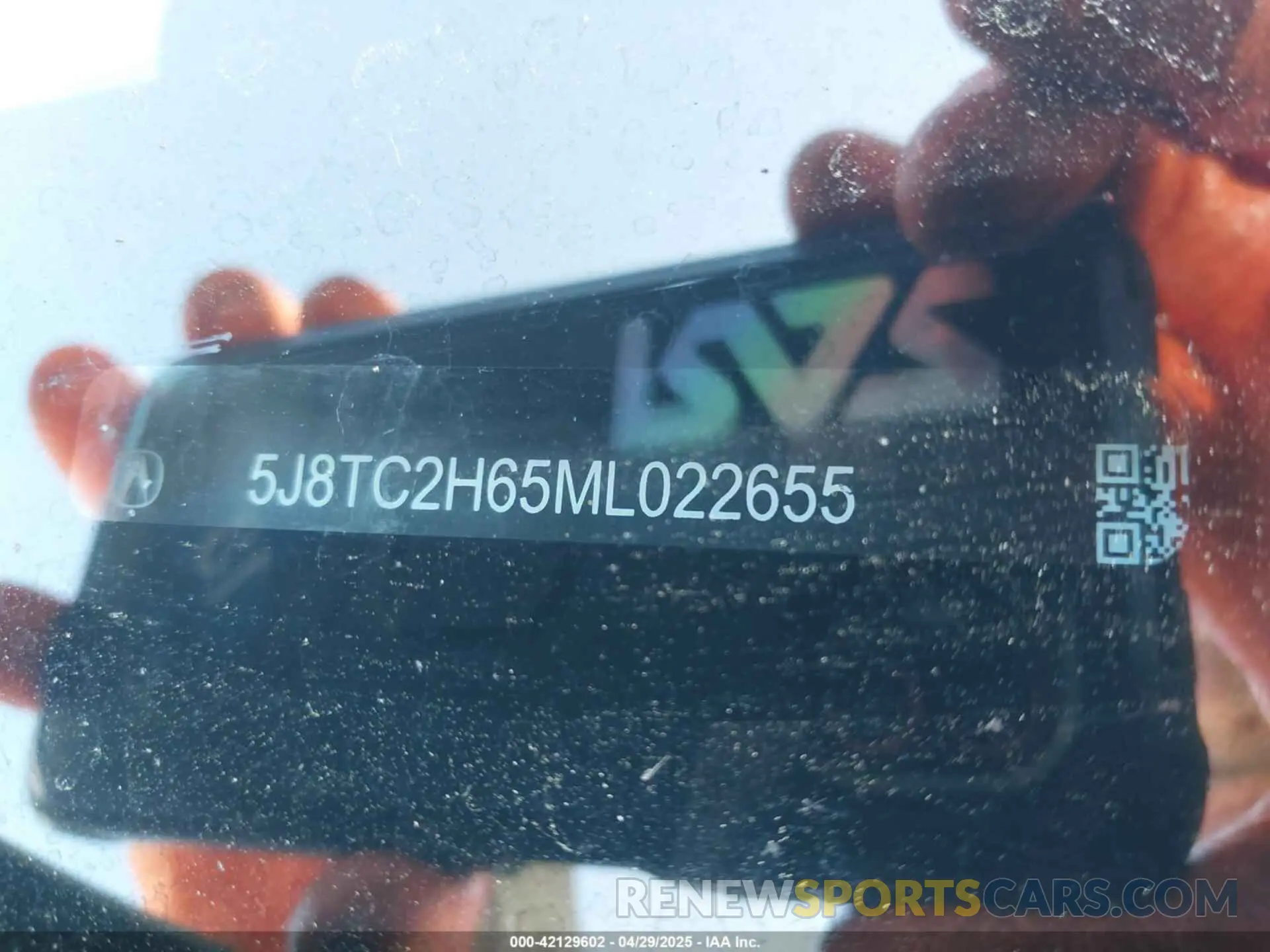 17 Фотография поврежденного автомобиля 5J8TC2H65ML022655 ACURA RDX 2021