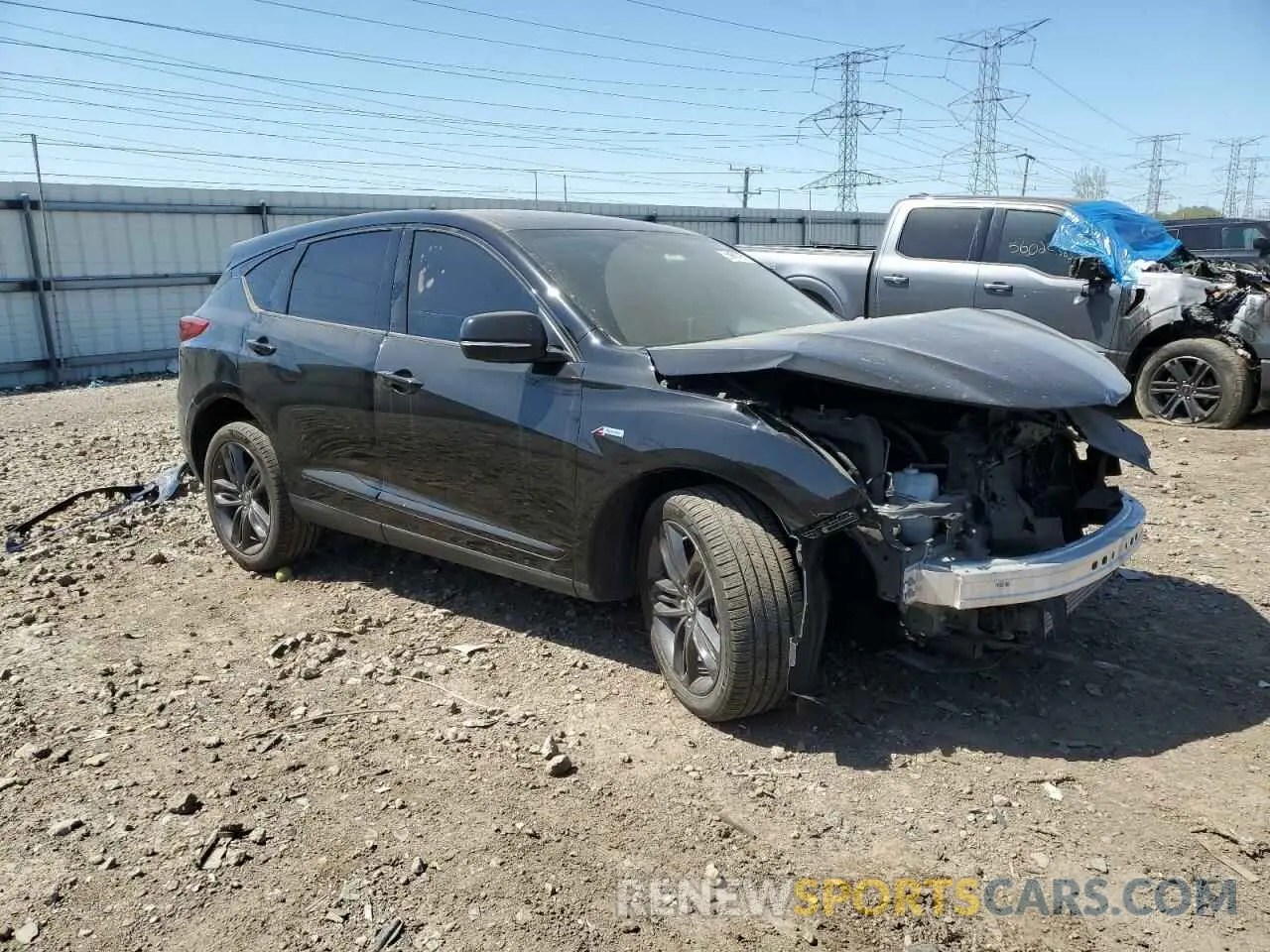 4 Photograph of a damaged car 5J8TC2H6XML031416 ACURA RDX 2021