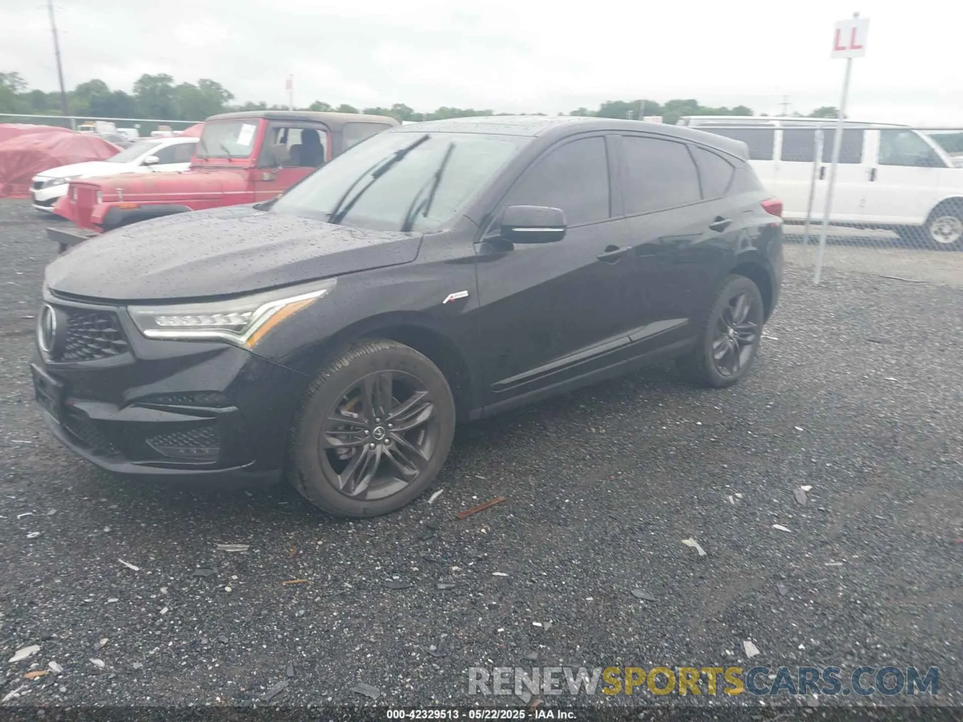 2 Photograph of a damaged car 5J8TC2H6XML034106 ACURA RDX 2021