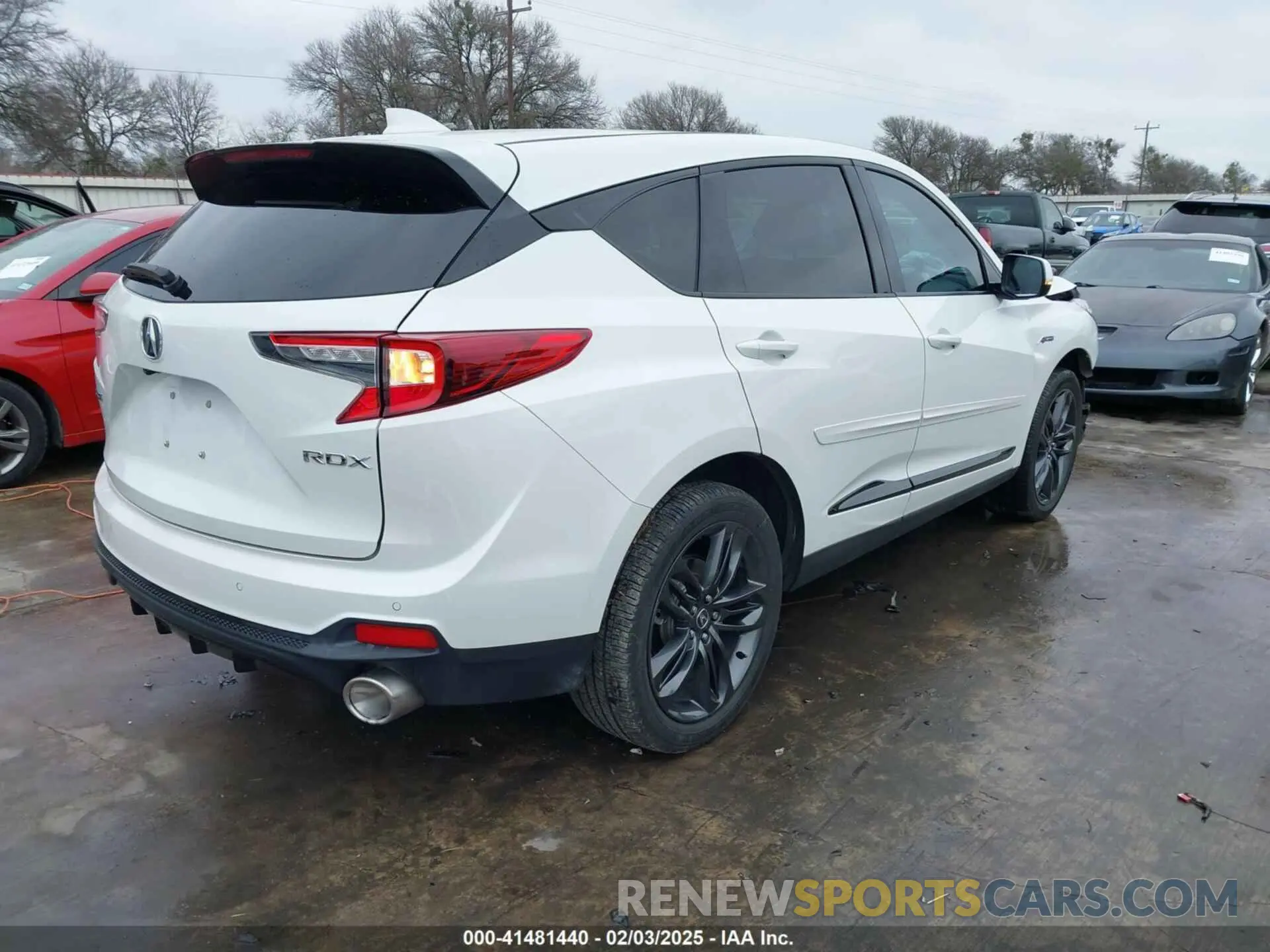 4 Фотография поврежденного автомобиля 5J8TC1H60NL000333 ACURA RDX 2022