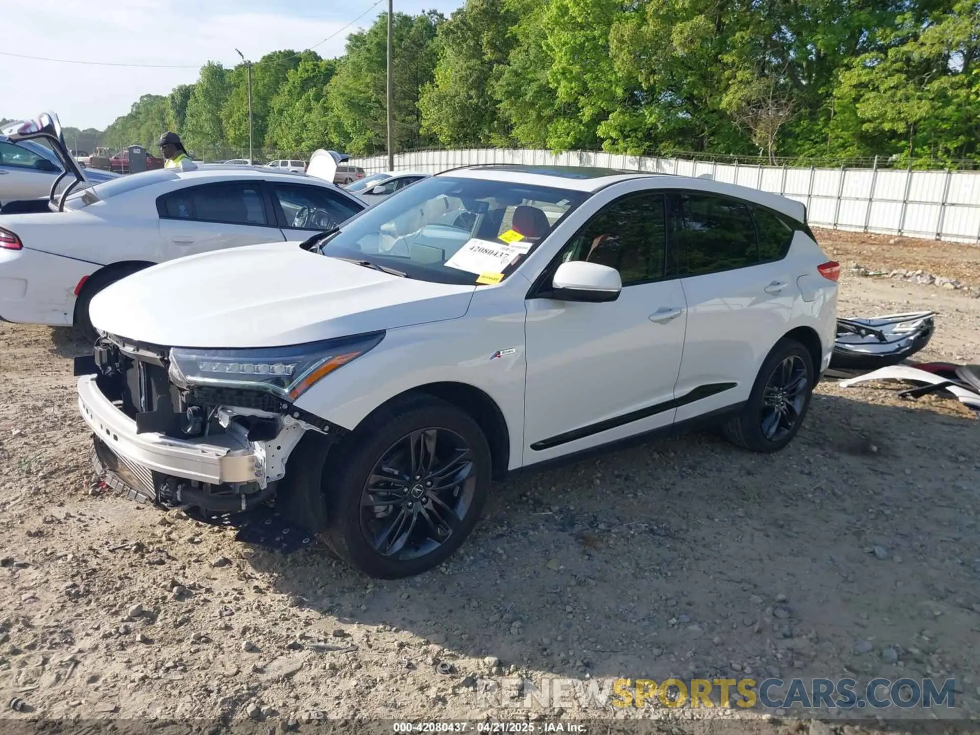 2 Photograph of a damaged car 5J8TC1H61NL001314 ACURA RDX 2022