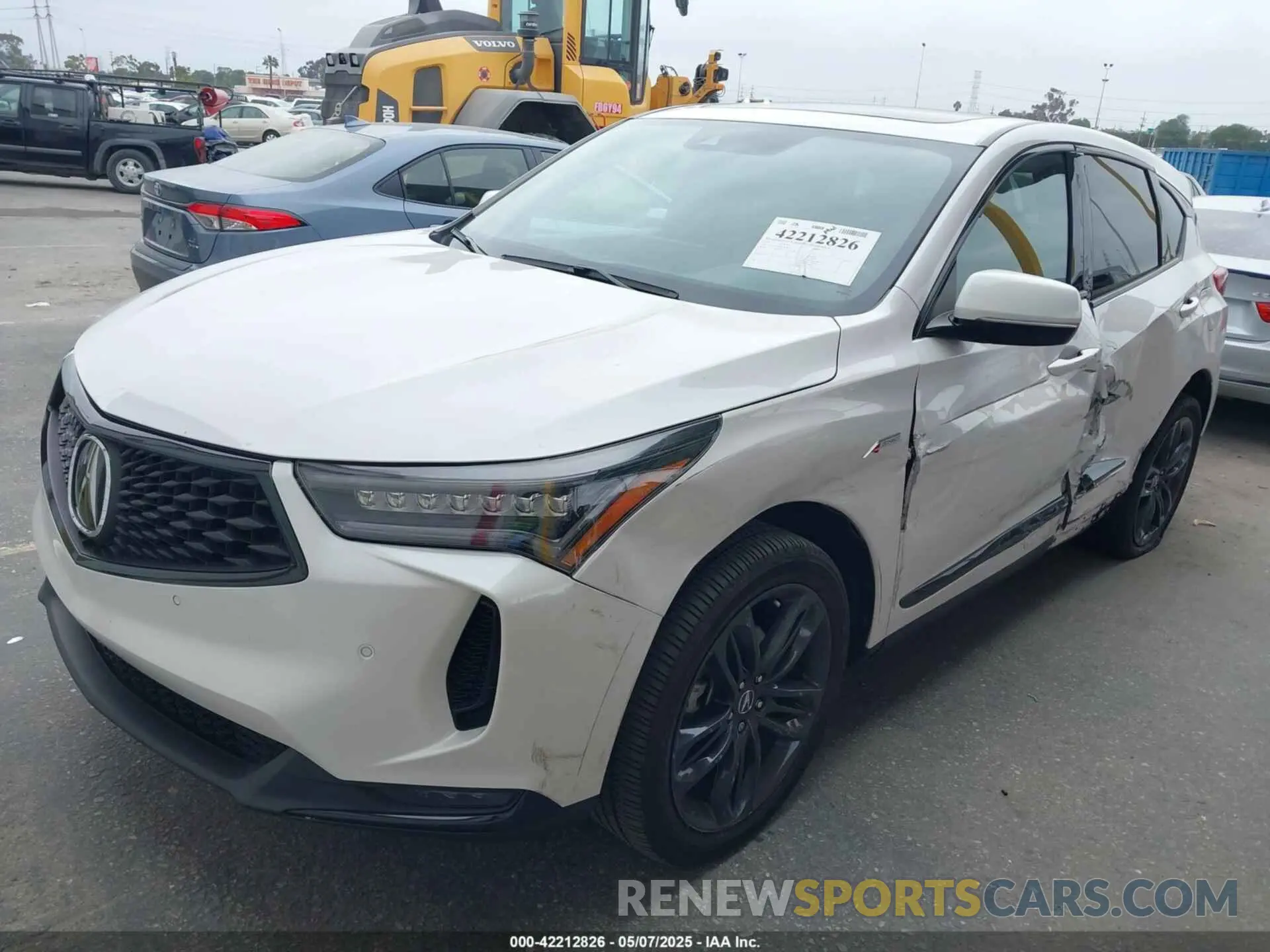 2 Photograph of a damaged car 5J8TC1H65NL006760 ACURA RDX 2022
