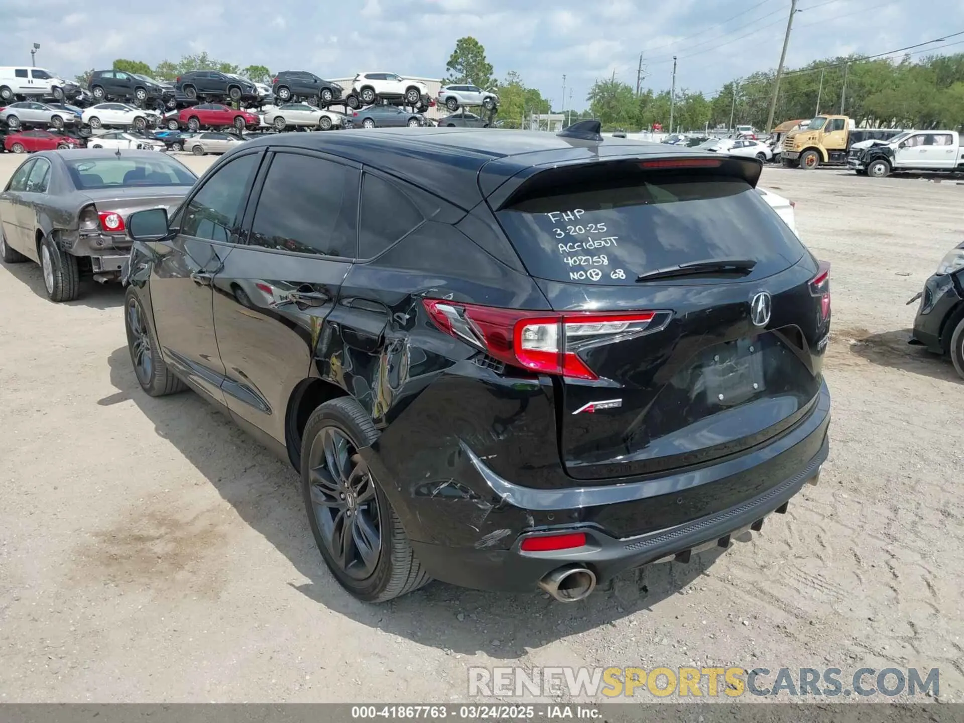 3 Photograph of a damaged car 5J8TC1H67NL003911 ACURA RDX 2022