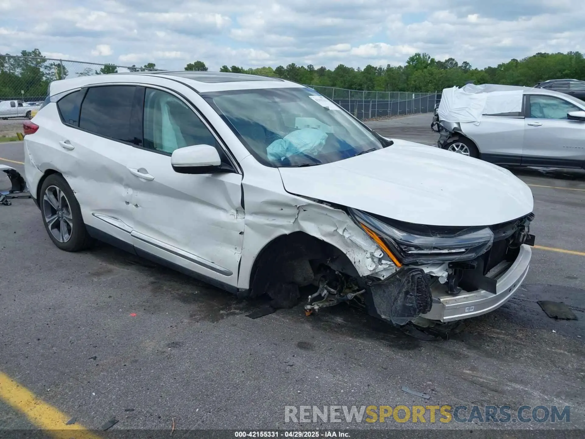 1 Photograph of a damaged car 5J8TC2H72NL009713 ACURA RDX 2022