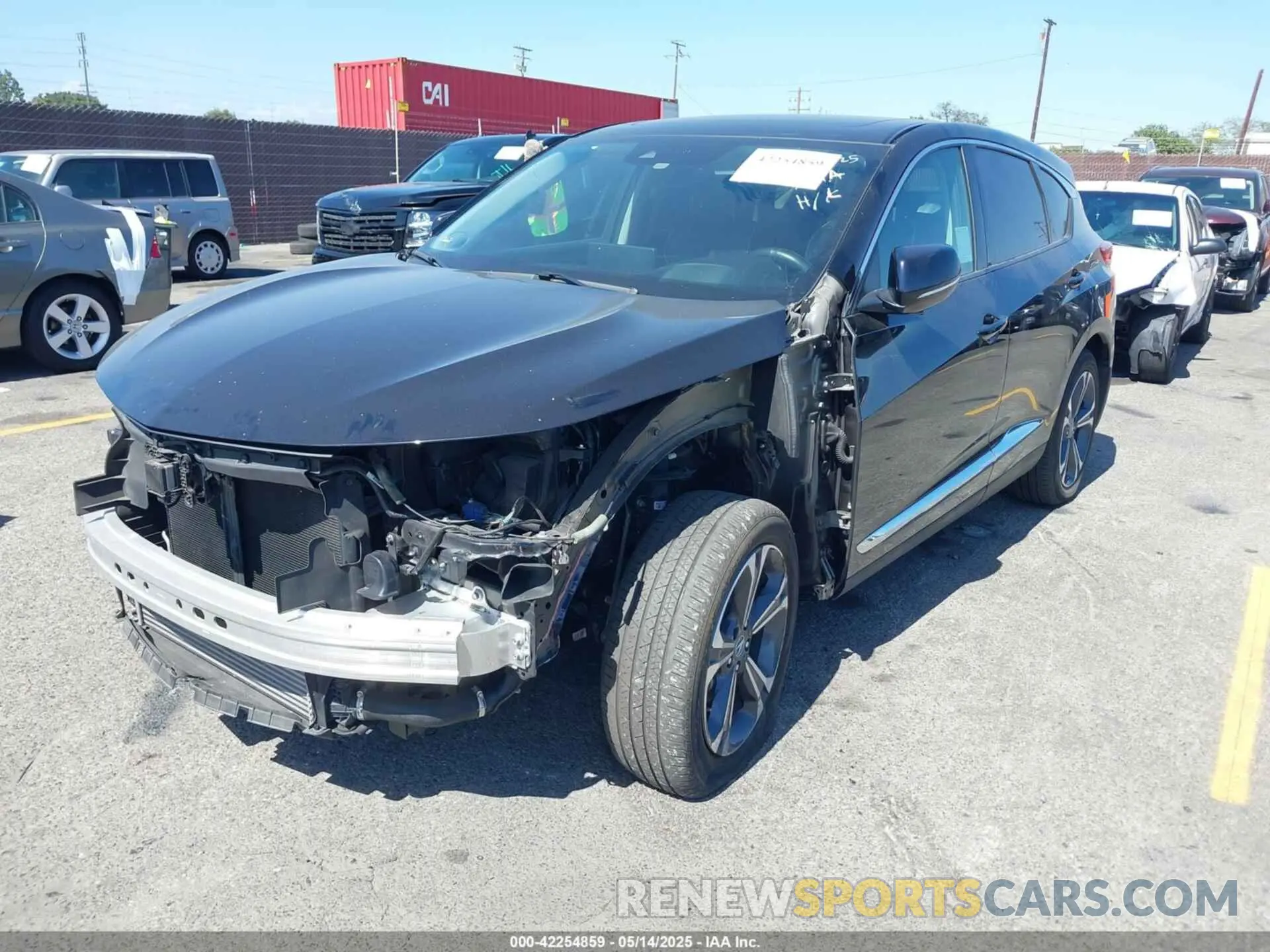 2 Photograph of a damaged car 5J8TC2H75NL014257 ACURA RDX 2022