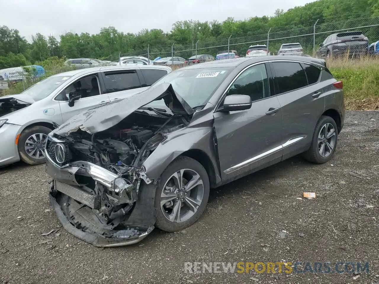 1 Photograph of a damaged car 5J8TC2H7XNL013573 ACURA RDX 2022