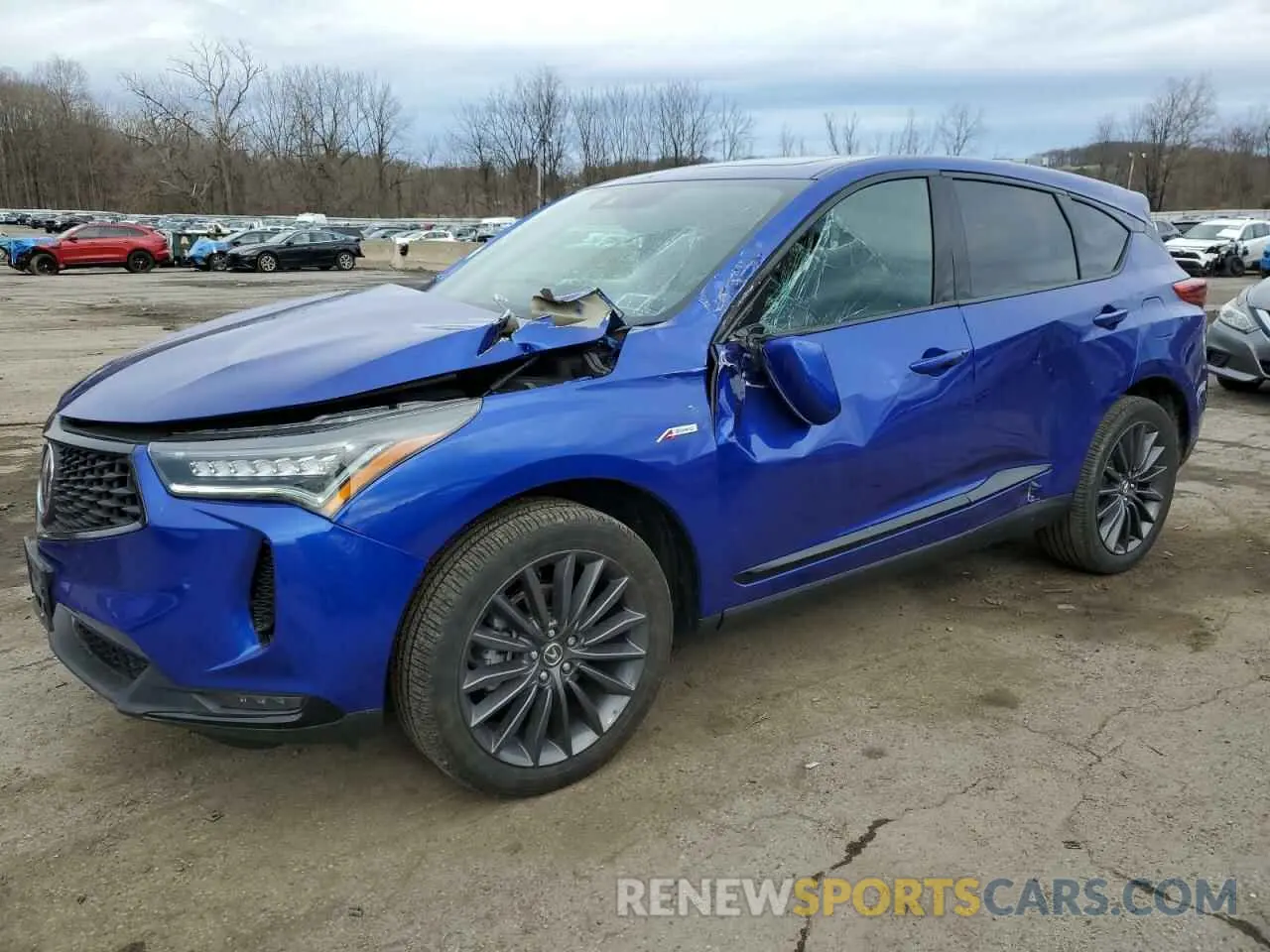1 Photograph of a damaged car 5J8TC2H83NL008014 ACURA RDX 2022