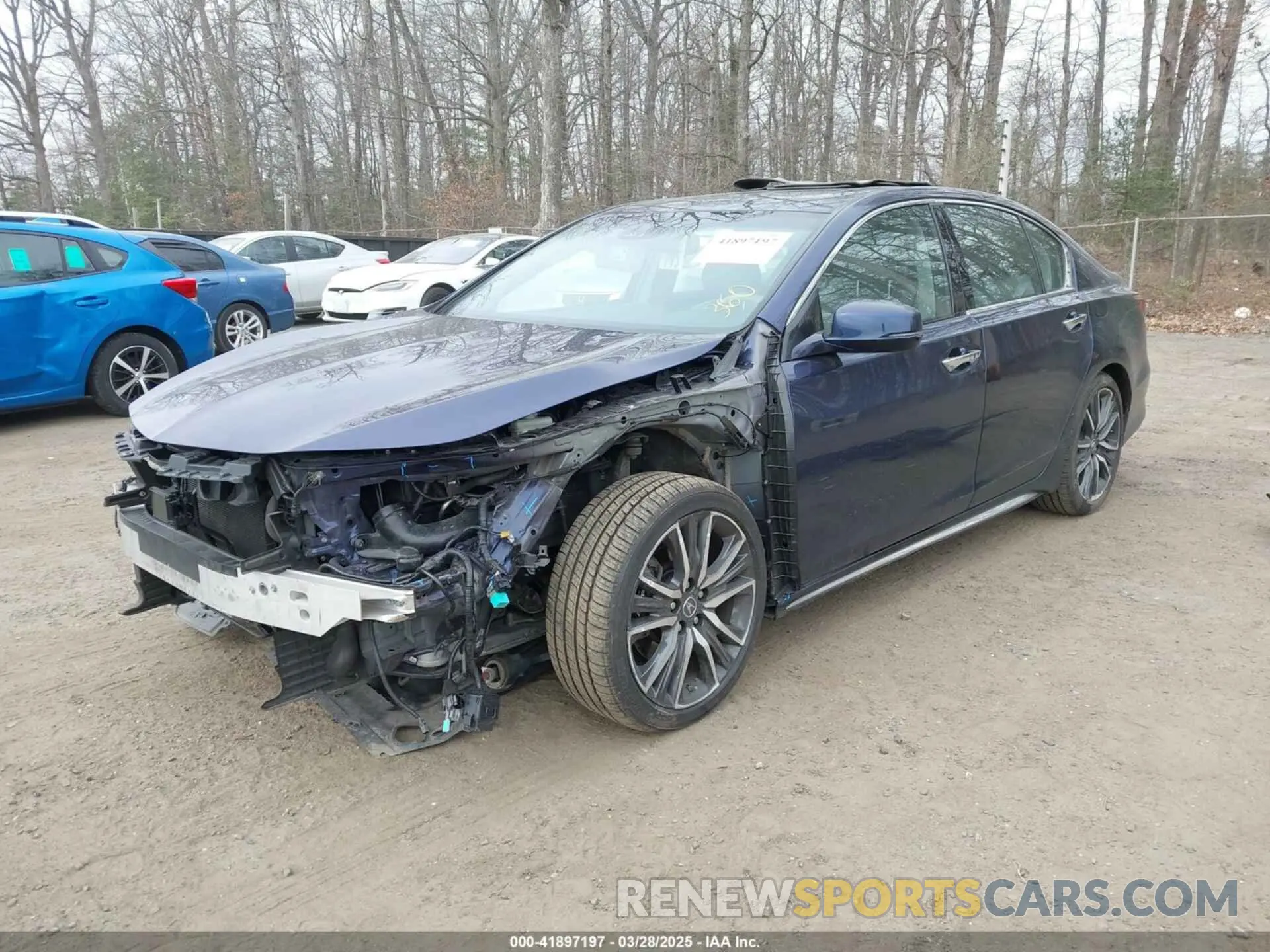 2 Photograph of a damaged car JH4KC2F97KC000076 ACURA RLX 2019
