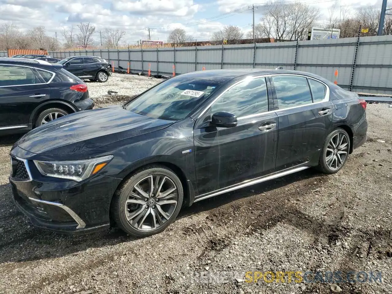 1 Photograph of a damaged car JH4KC2F99KC000242 ACURA RLX 2019