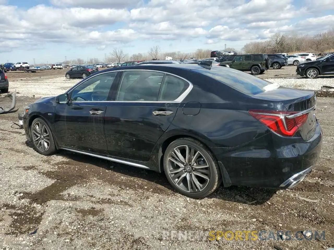 2 Photograph of a damaged car JH4KC2F99KC000242 ACURA RLX 2019