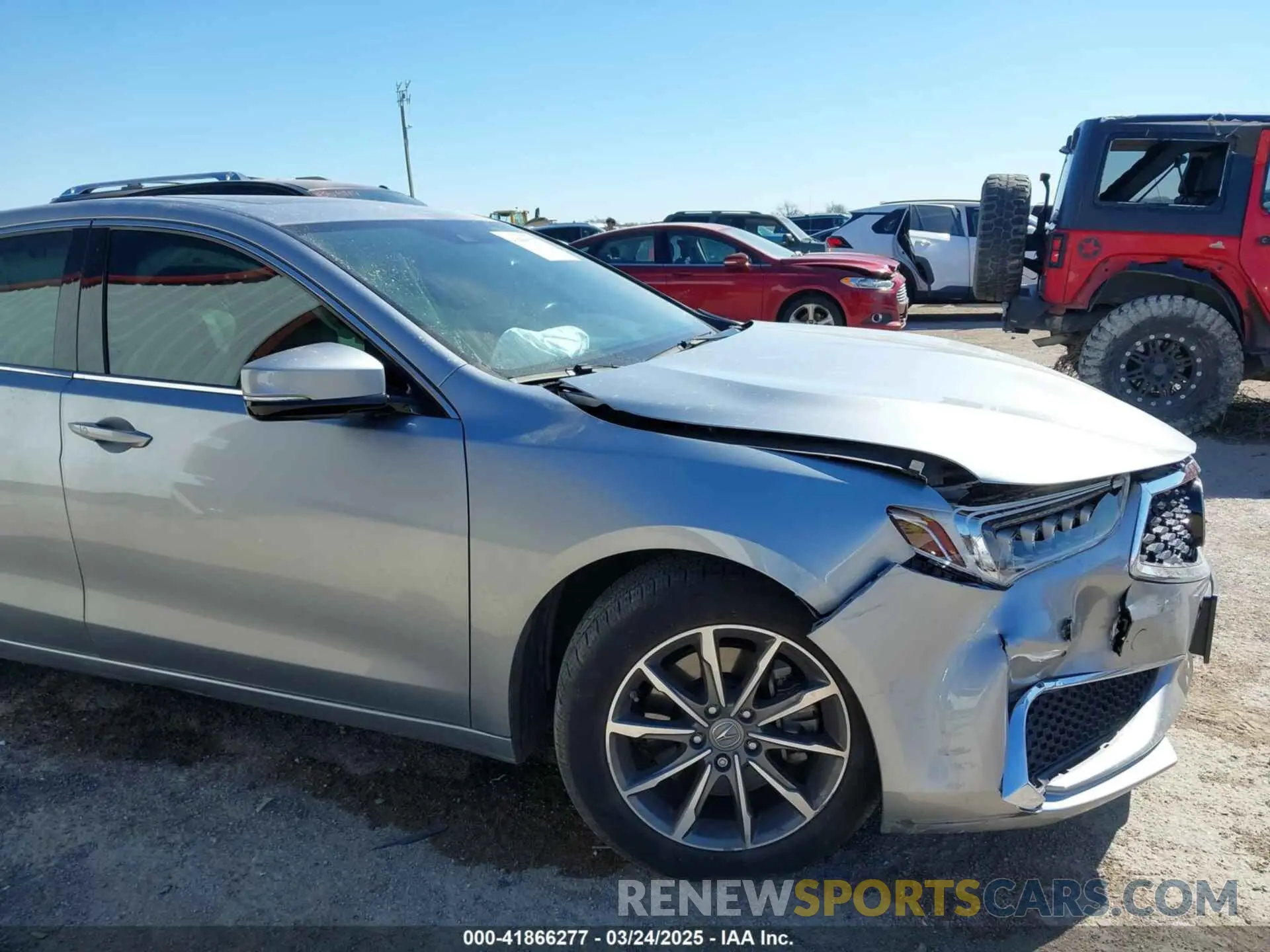 6 Photograph of a damaged car 19UUB1F30KA010108 ACURA TLX 2019