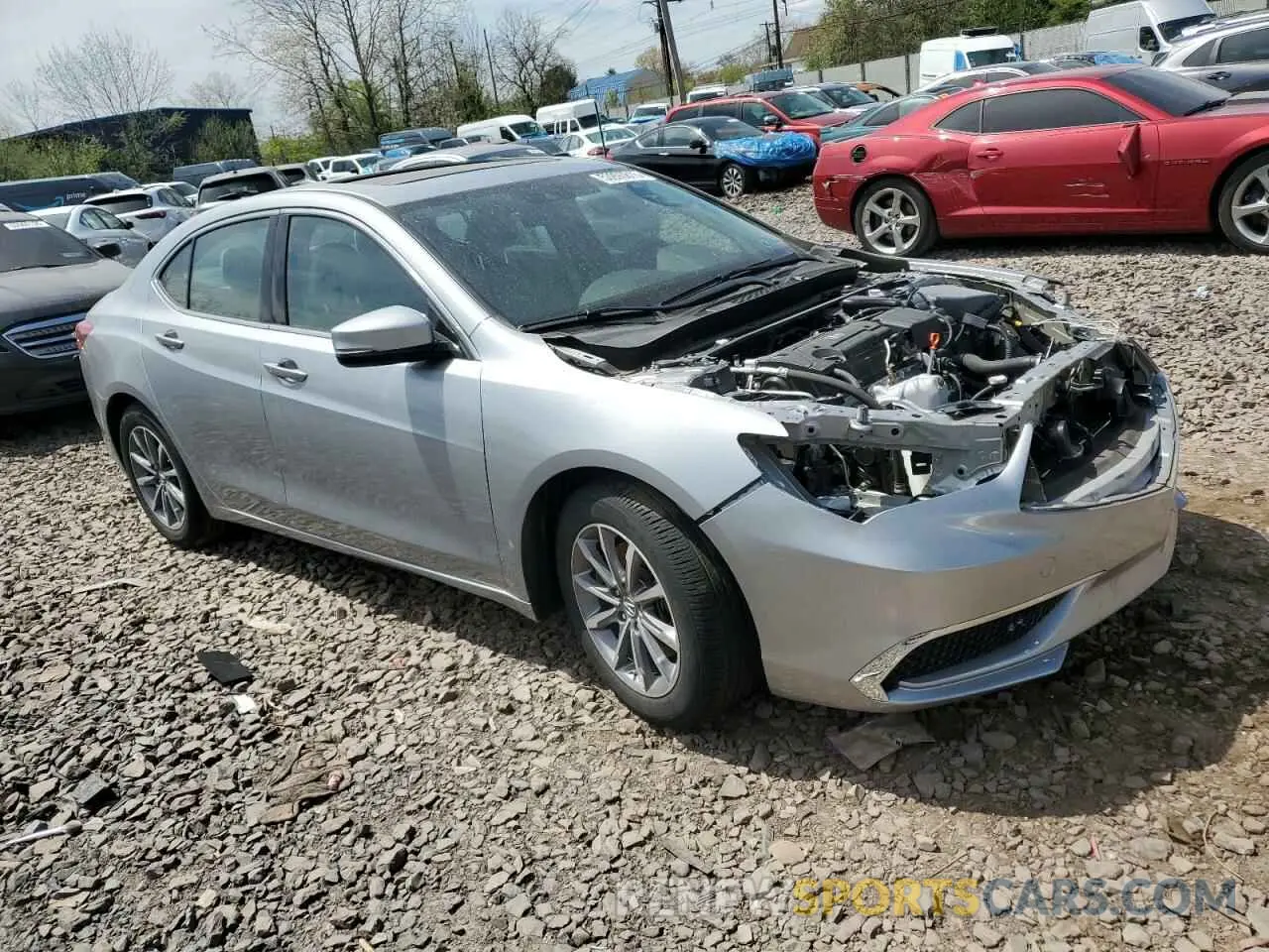 4 Фотография поврежденного автомобиля 19UUB1F33KA004822 ACURA TLX 2019