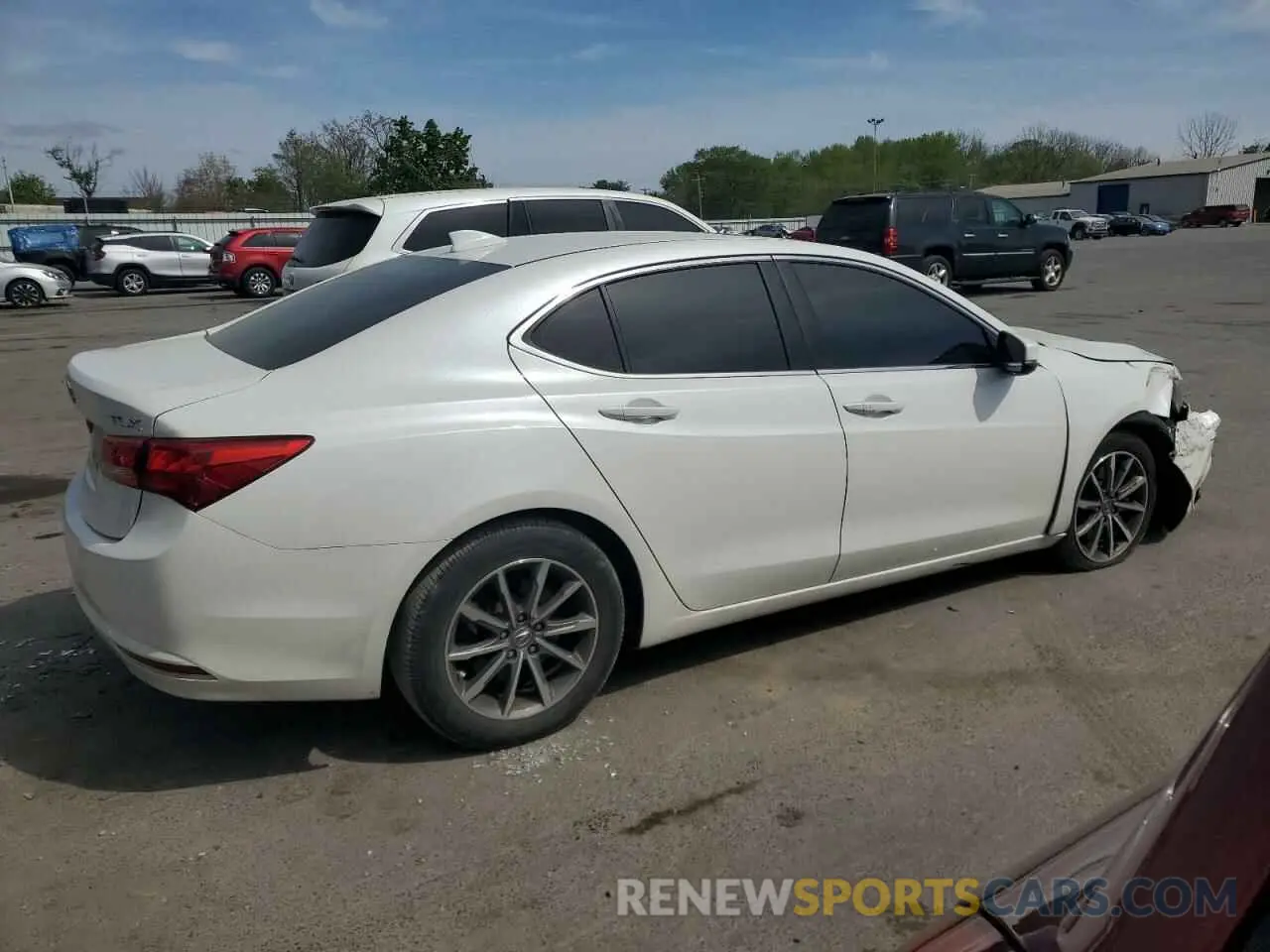 3 Photograph of a damaged car 19UUB1F33KA007915 ACURA TLX 2019