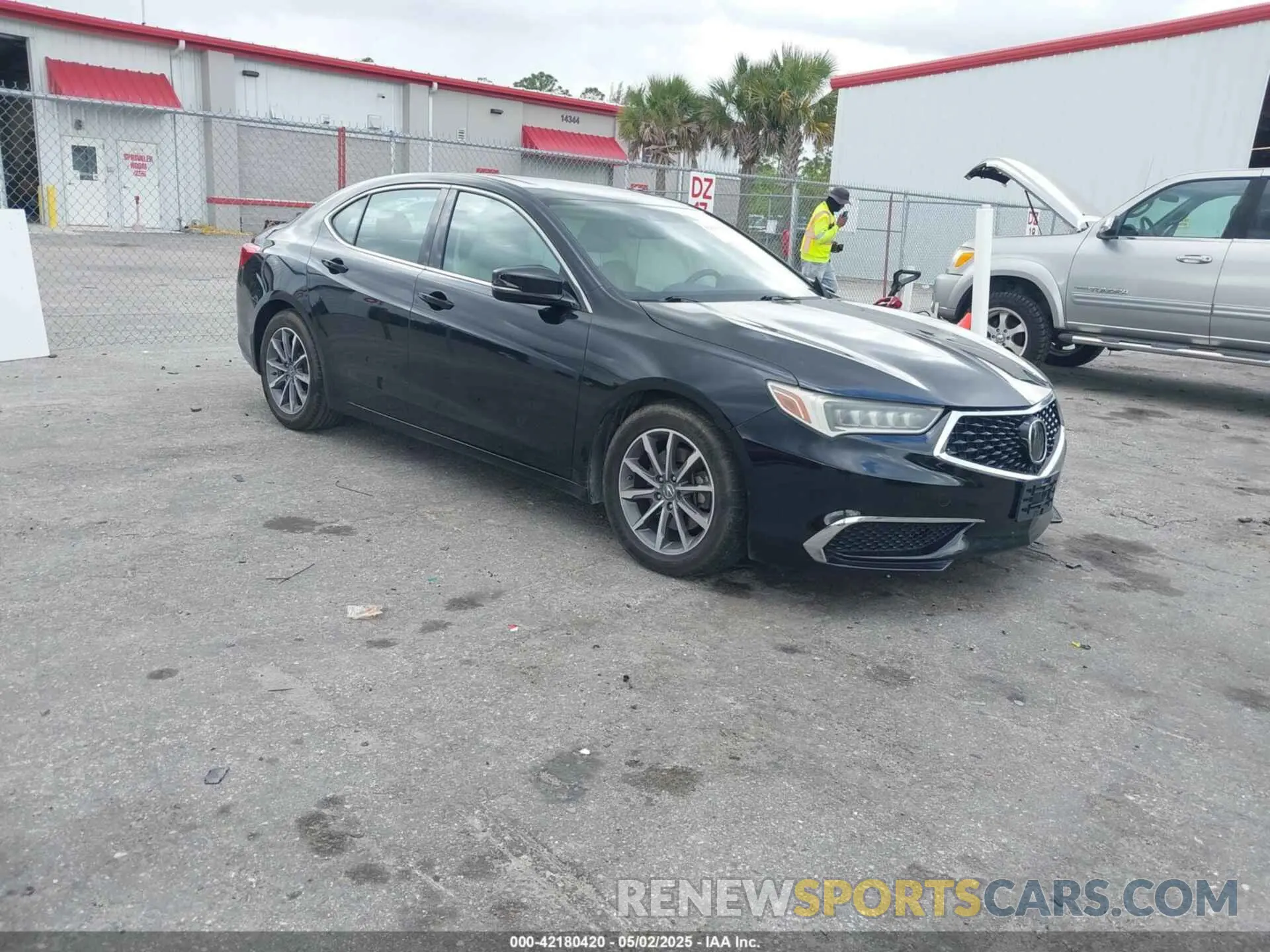 1 Photograph of a damaged car 19UUB1F33KA010488 ACURA TLX 2019